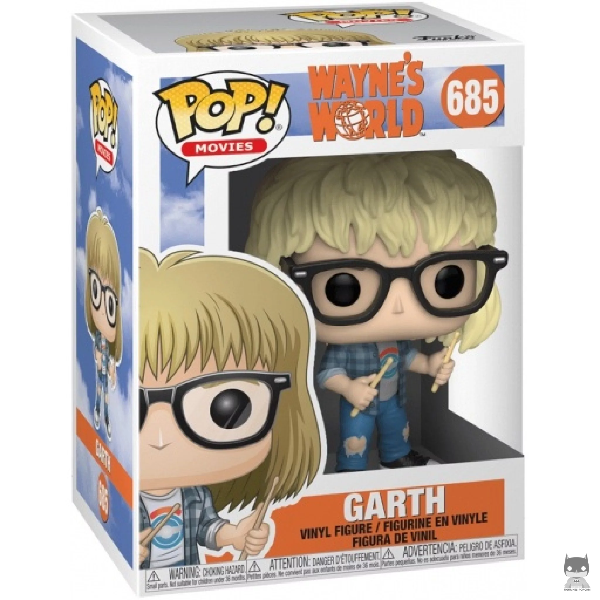 Figura Funko Pop! Garth en su caja