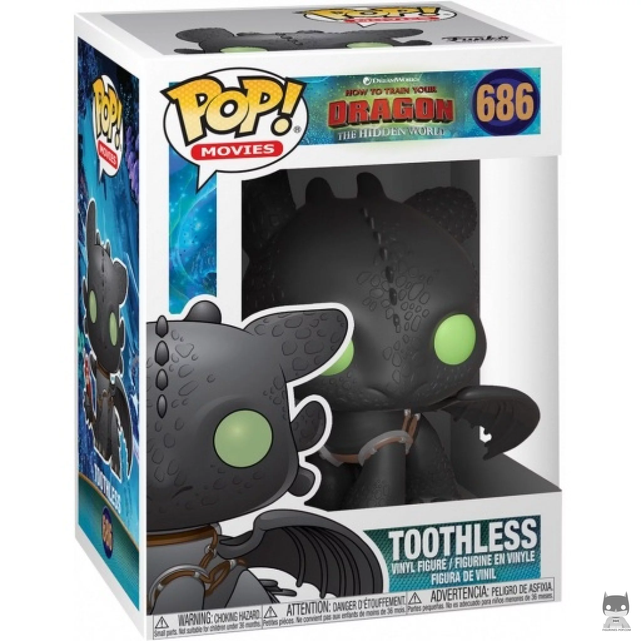 Figura Funko Pop! Desdentao Mundo oculto en su caja