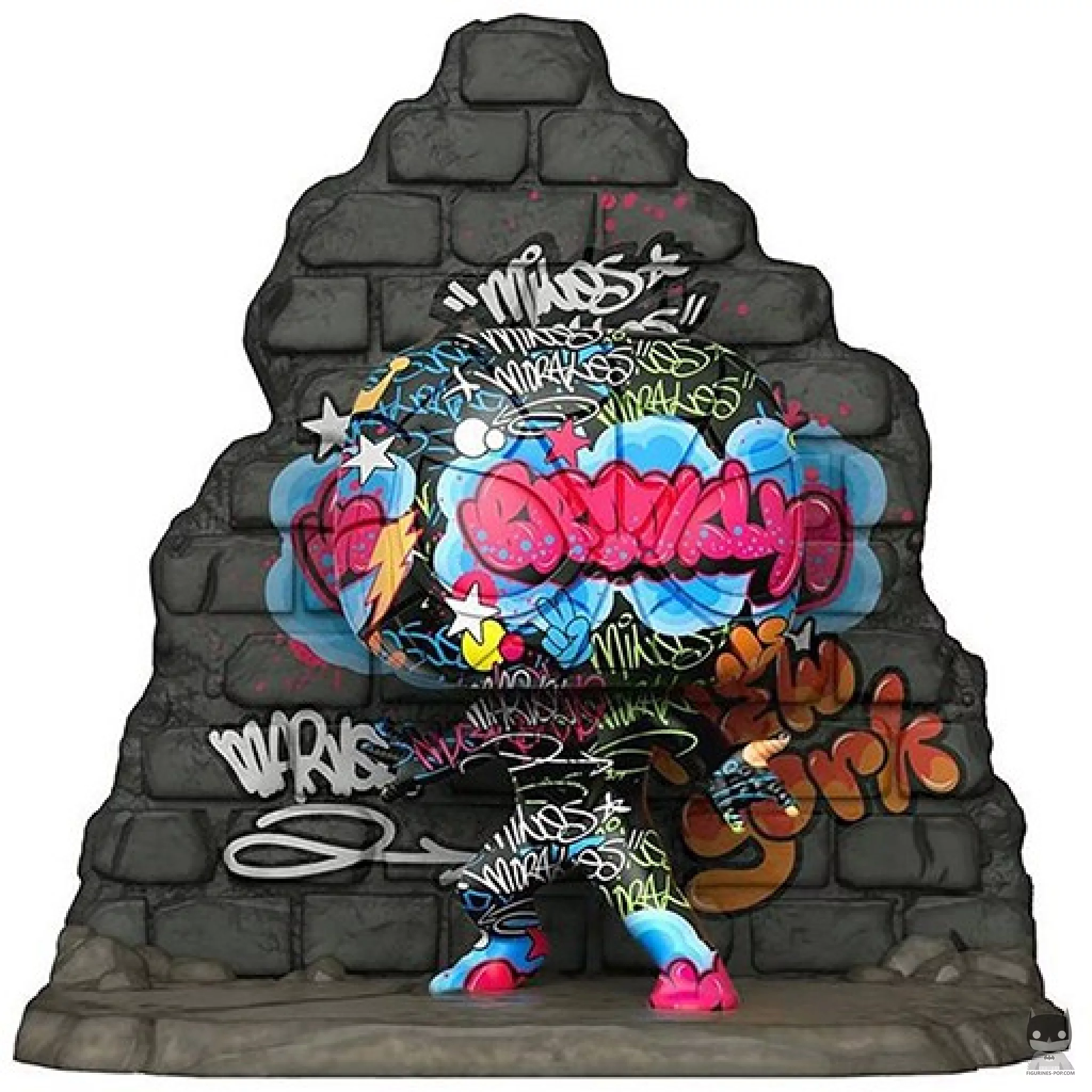 Figura Funko Pop! Miles Morales Street Art (Supersized) (Marvel Comics)