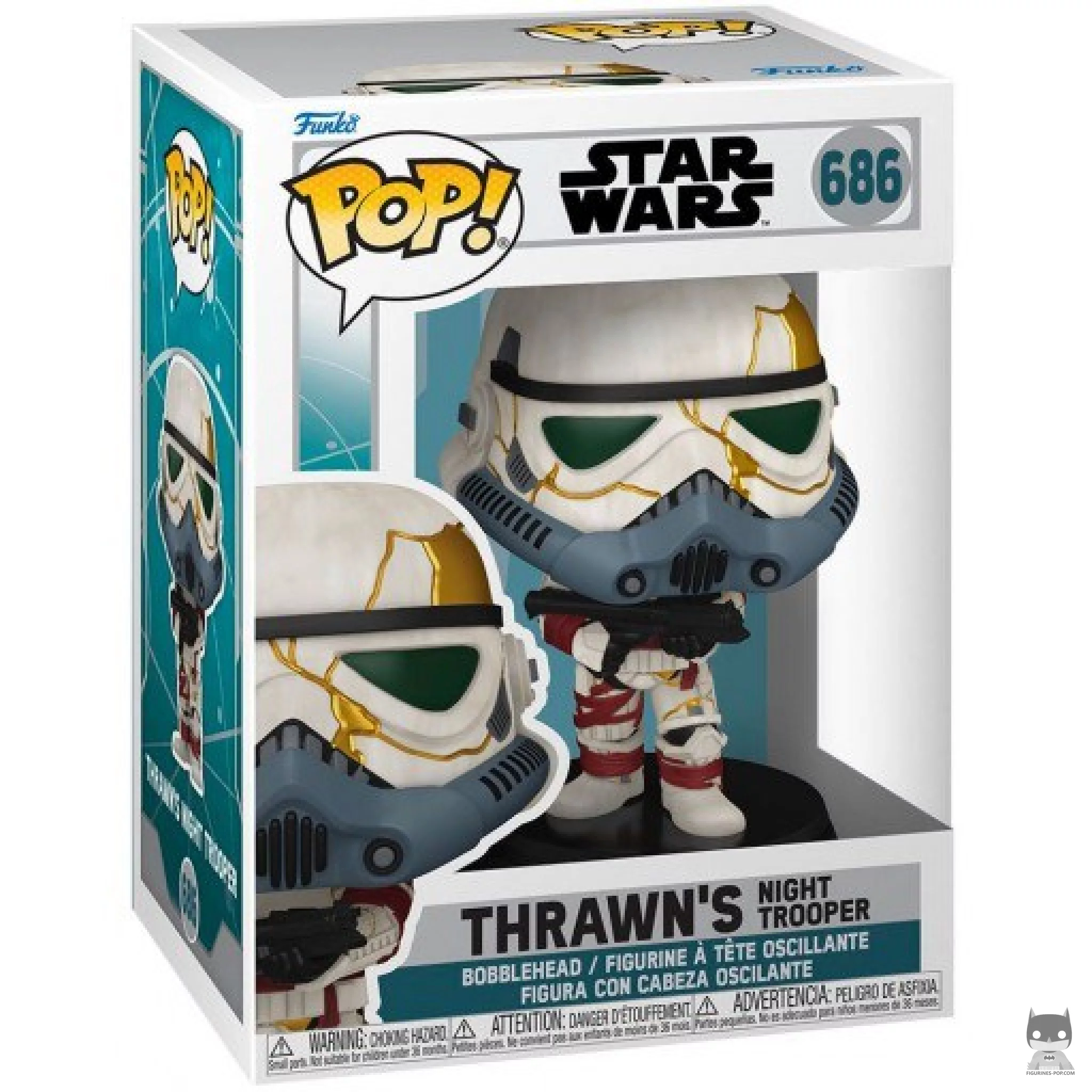 Figura Funko Pop! Soldado nocturno de Thrawn en su caja