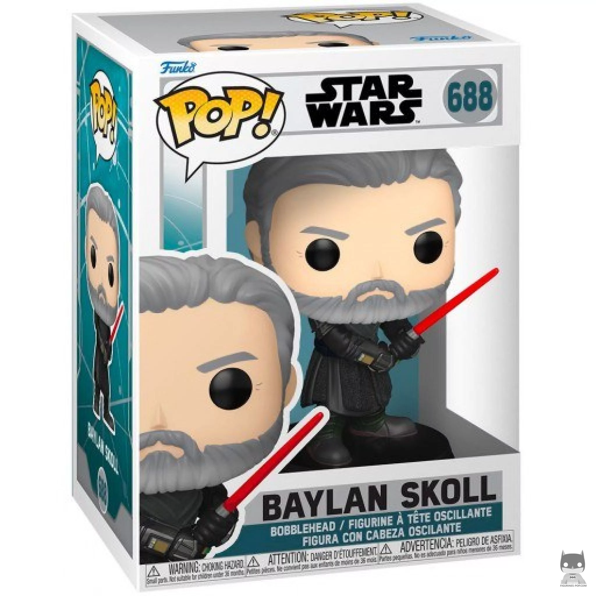 Figura Funko Pop! Baylan Skoll en su caja