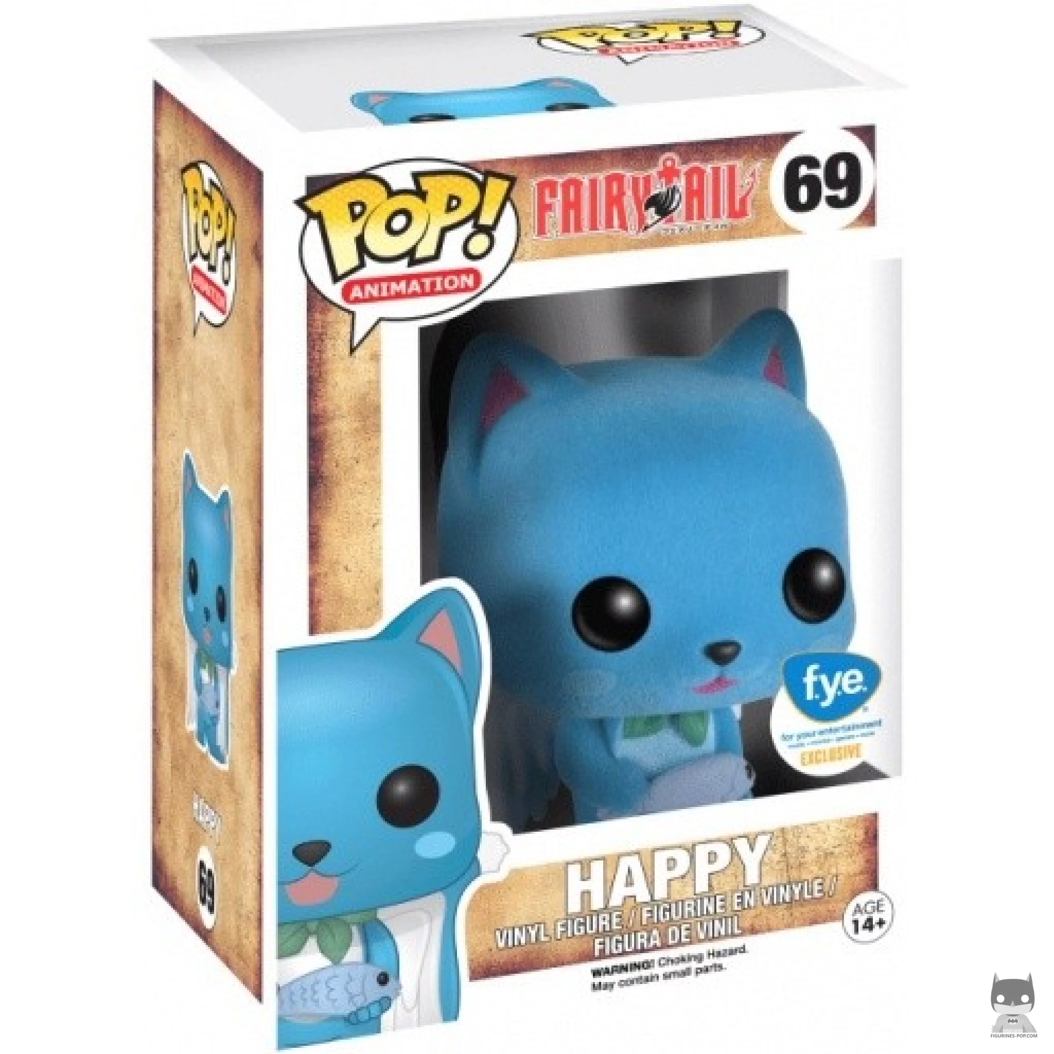 Figura Funko Pop! Happy (Flocado) en su caja