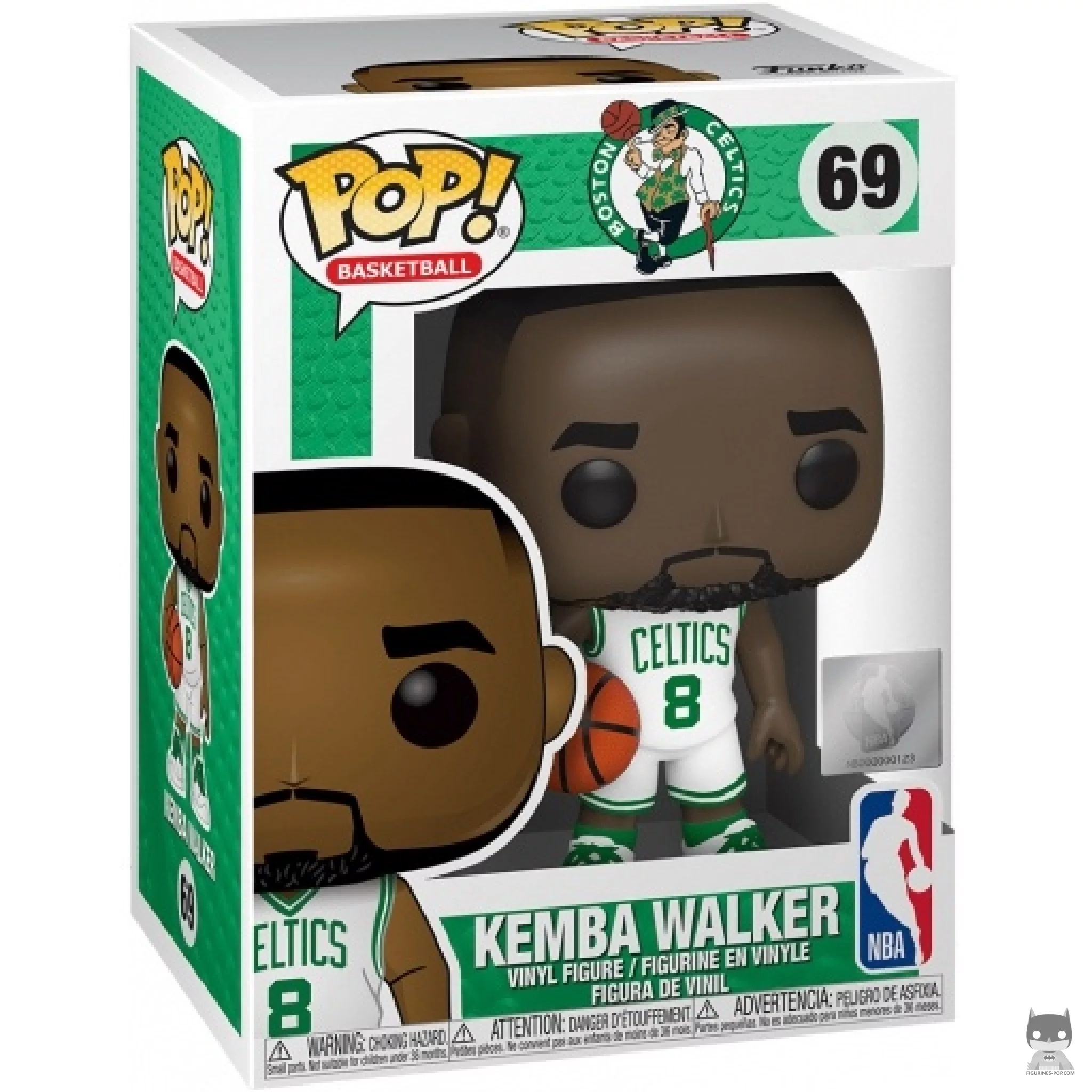 Figura Funko Pop! Kemba Walker en su caja