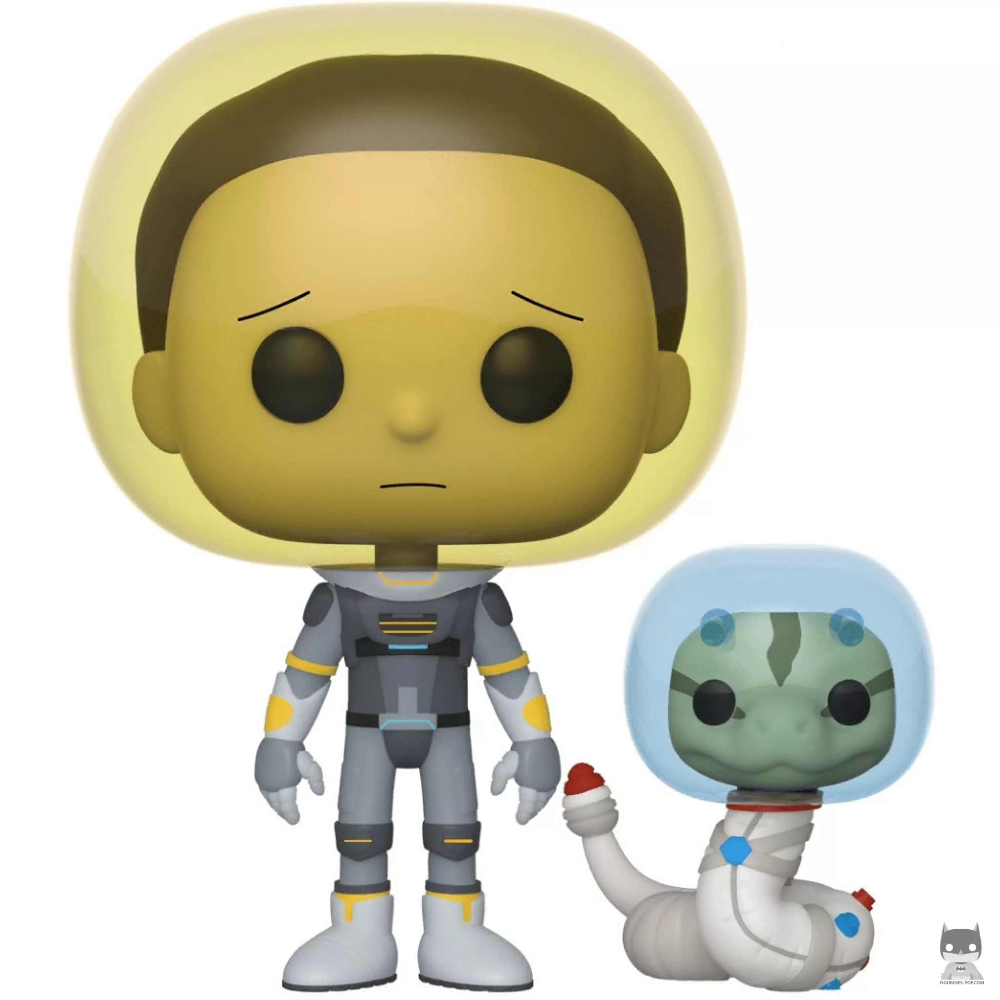 Figura Funko Pop! Morty con traje espacial y serpiente (Rick y Morty)