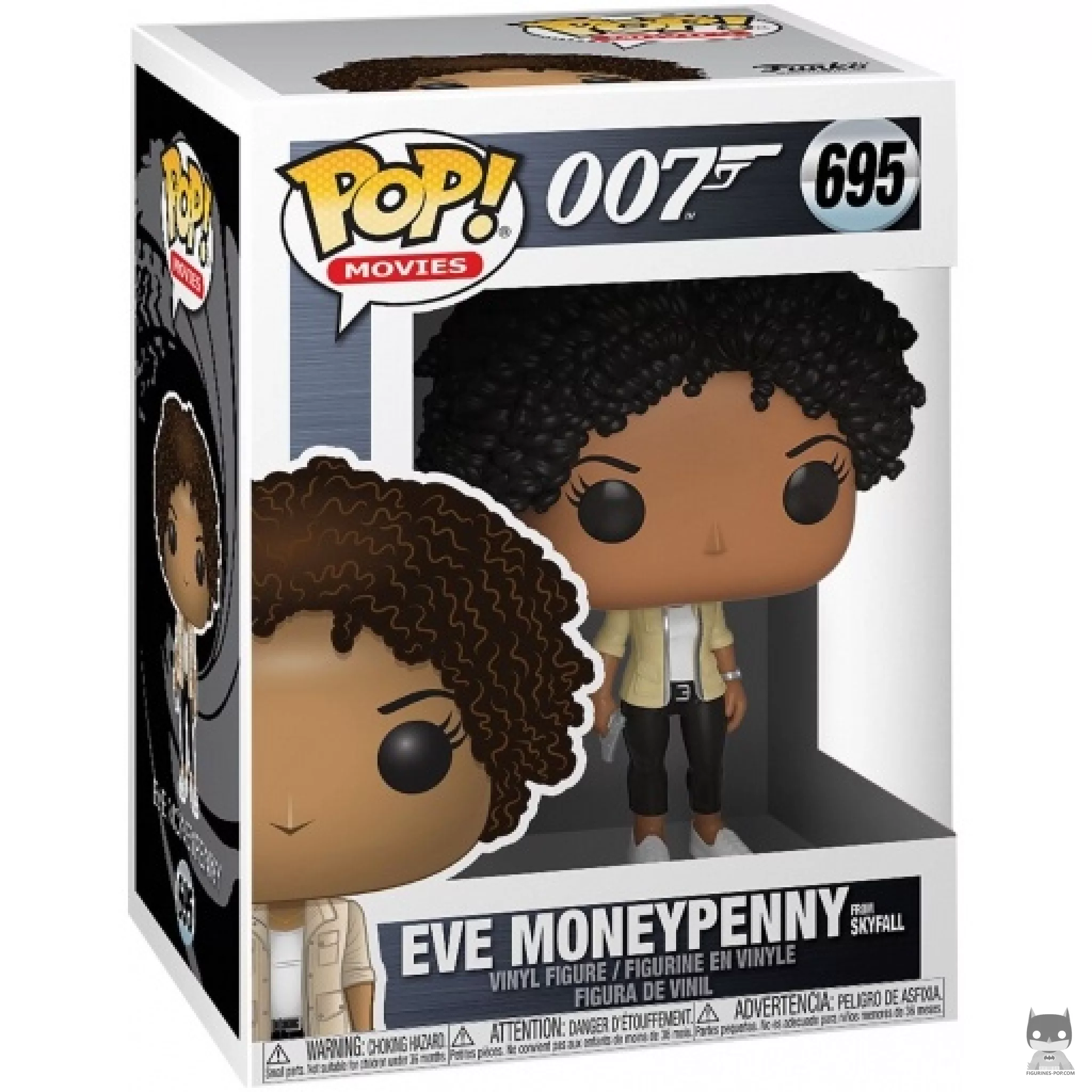 Figura Funko Pop! Eve Moneypenny (Skyfall) en su caja