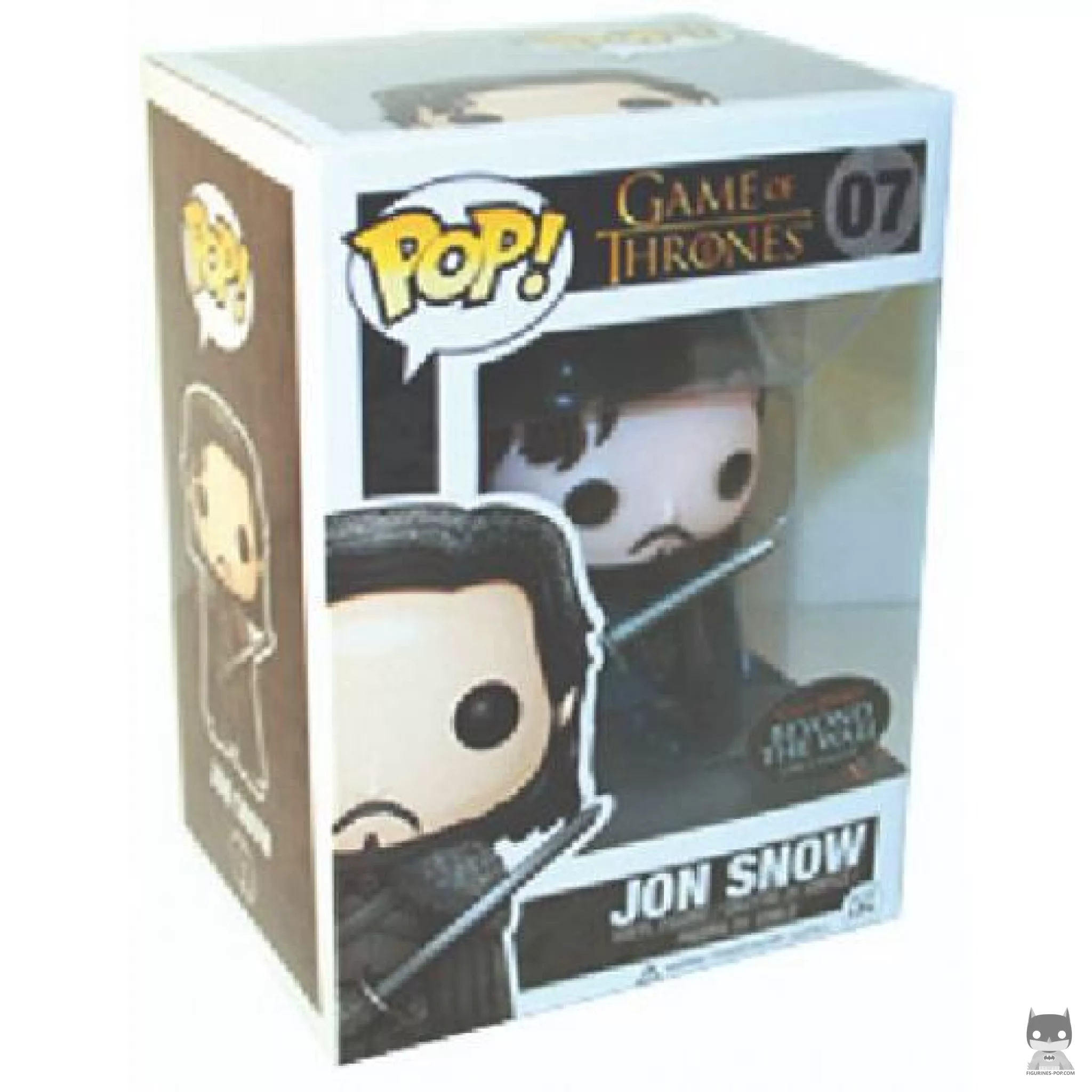 Figura Funko Pop! Jon Nieve (Nevado) en su caja