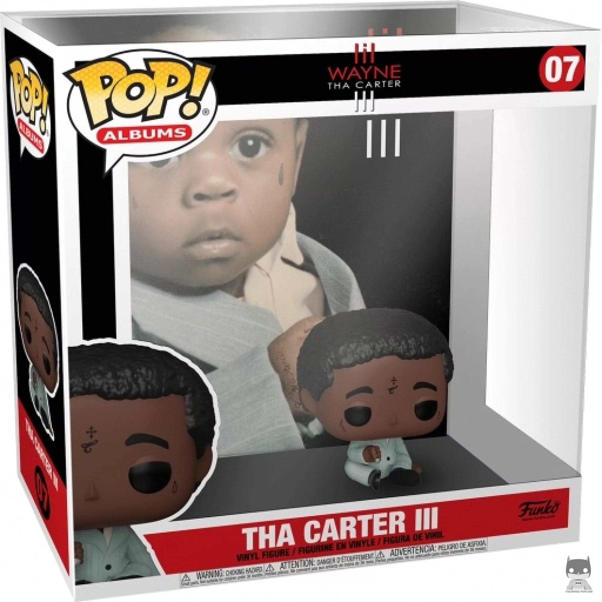 Figura Funko Pop! Lil Wayne: Tha Carter III en su caja