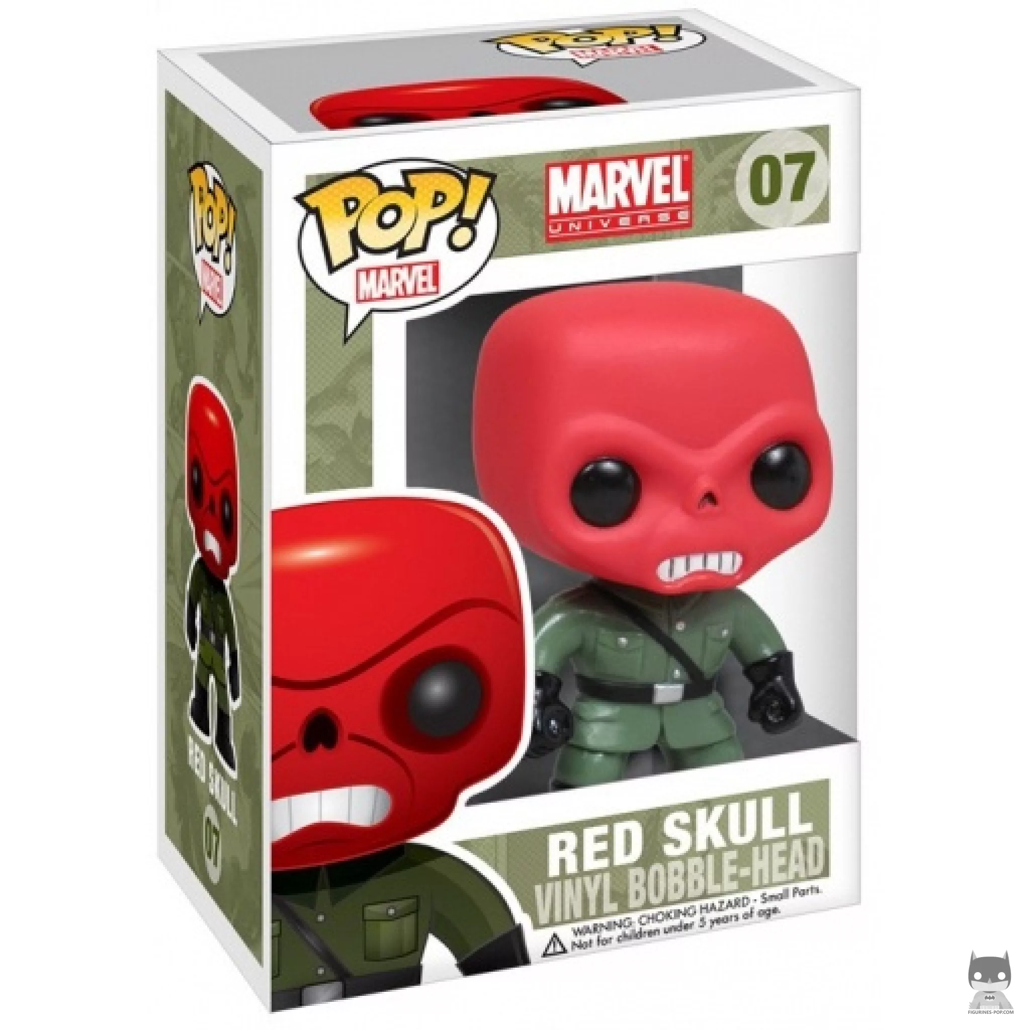 Figura Funko Pop! Cráneo Rojo en su caja