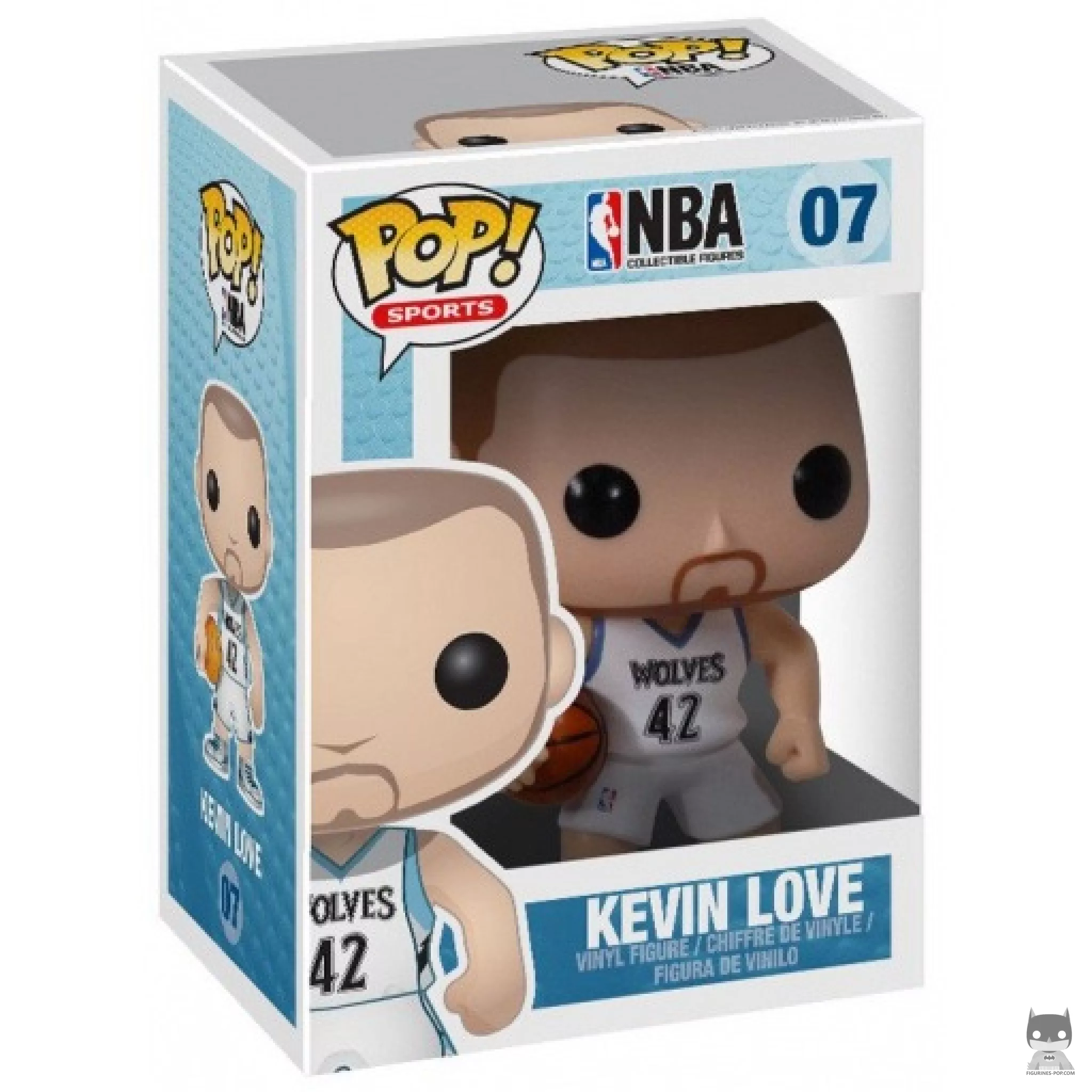 Figura Funko Pop! Kevin Love en su caja