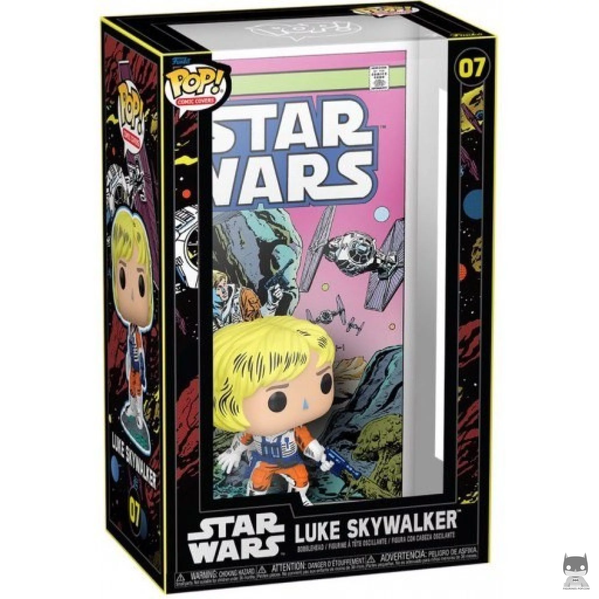 Figura Funko Pop! Luke Skywalker en su caja