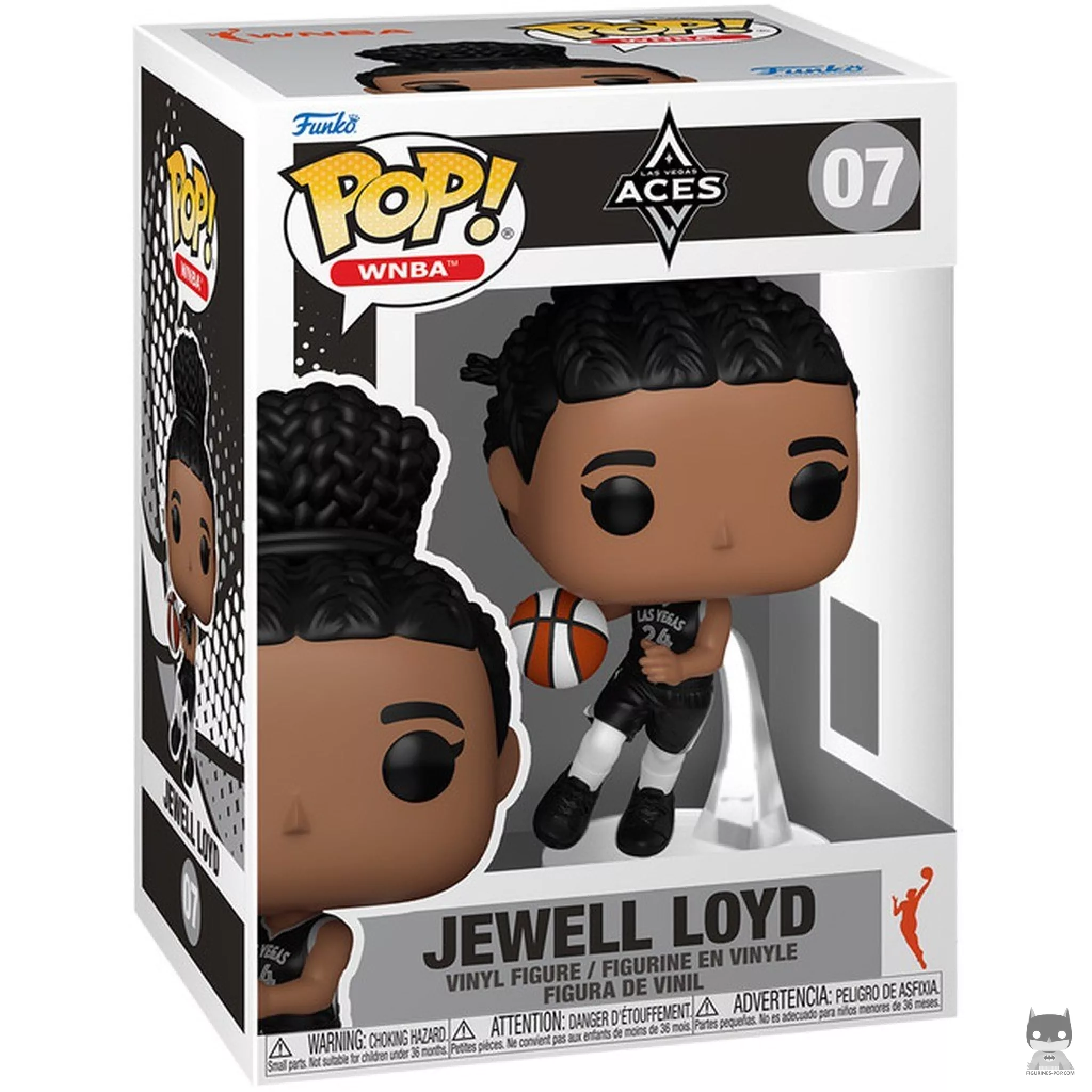 Figura Funko Pop! Jewell Loyd en su caja