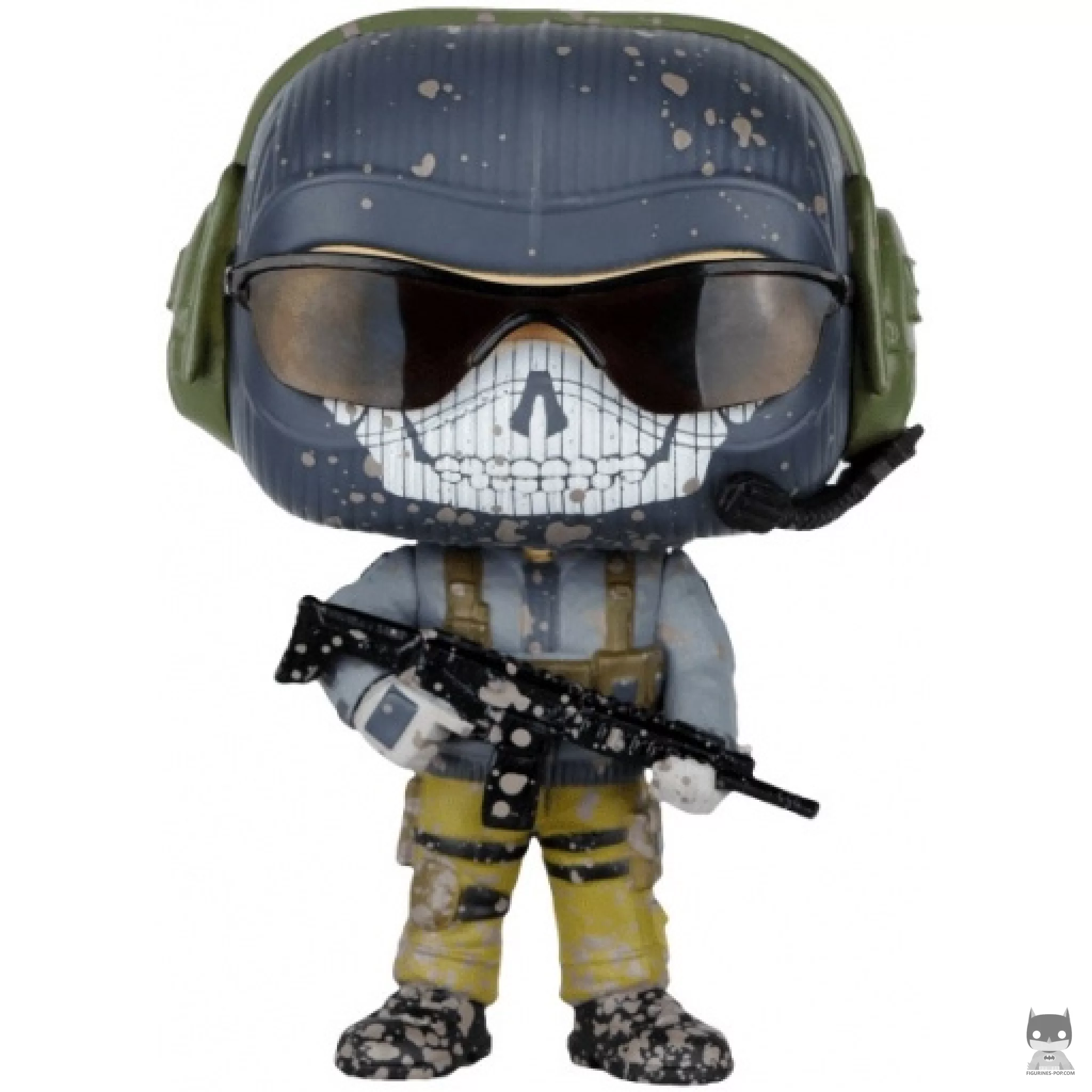 Figura Funko Pop! Lt. Simon "Ghost" Riley (Salpicado de barro) (Chase) (Call of Duty)