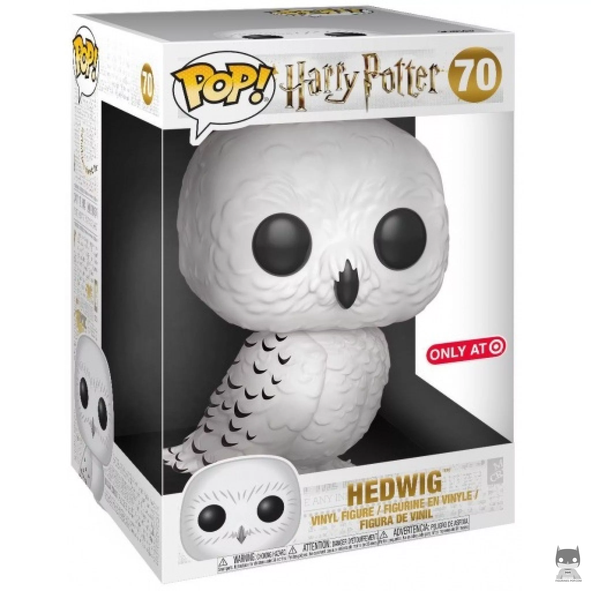 Figura Funko Pop! Hedwig (Supersized 10'') en su caja