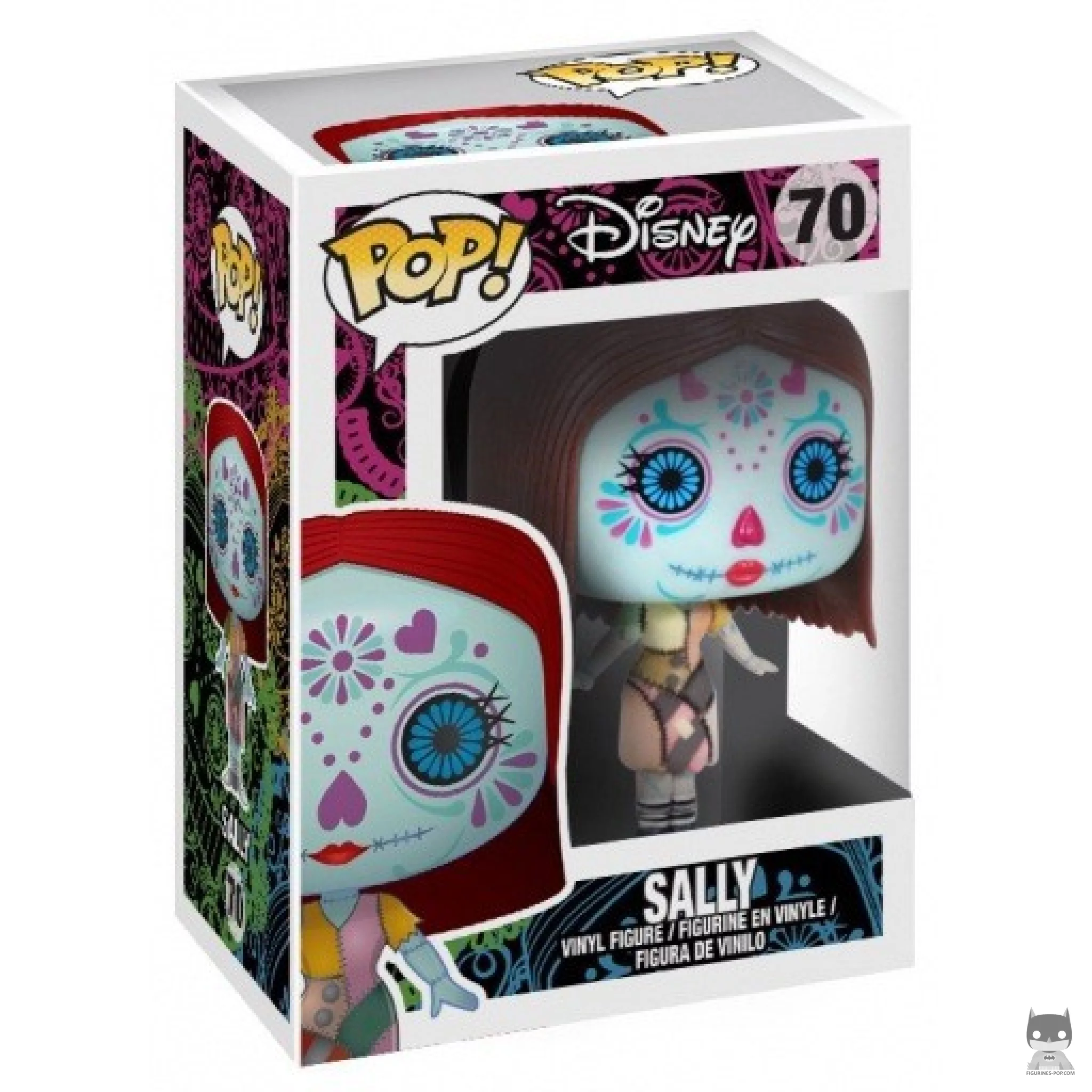 Figura Funko Pop! Sally (Día de los Muertos) en su caja