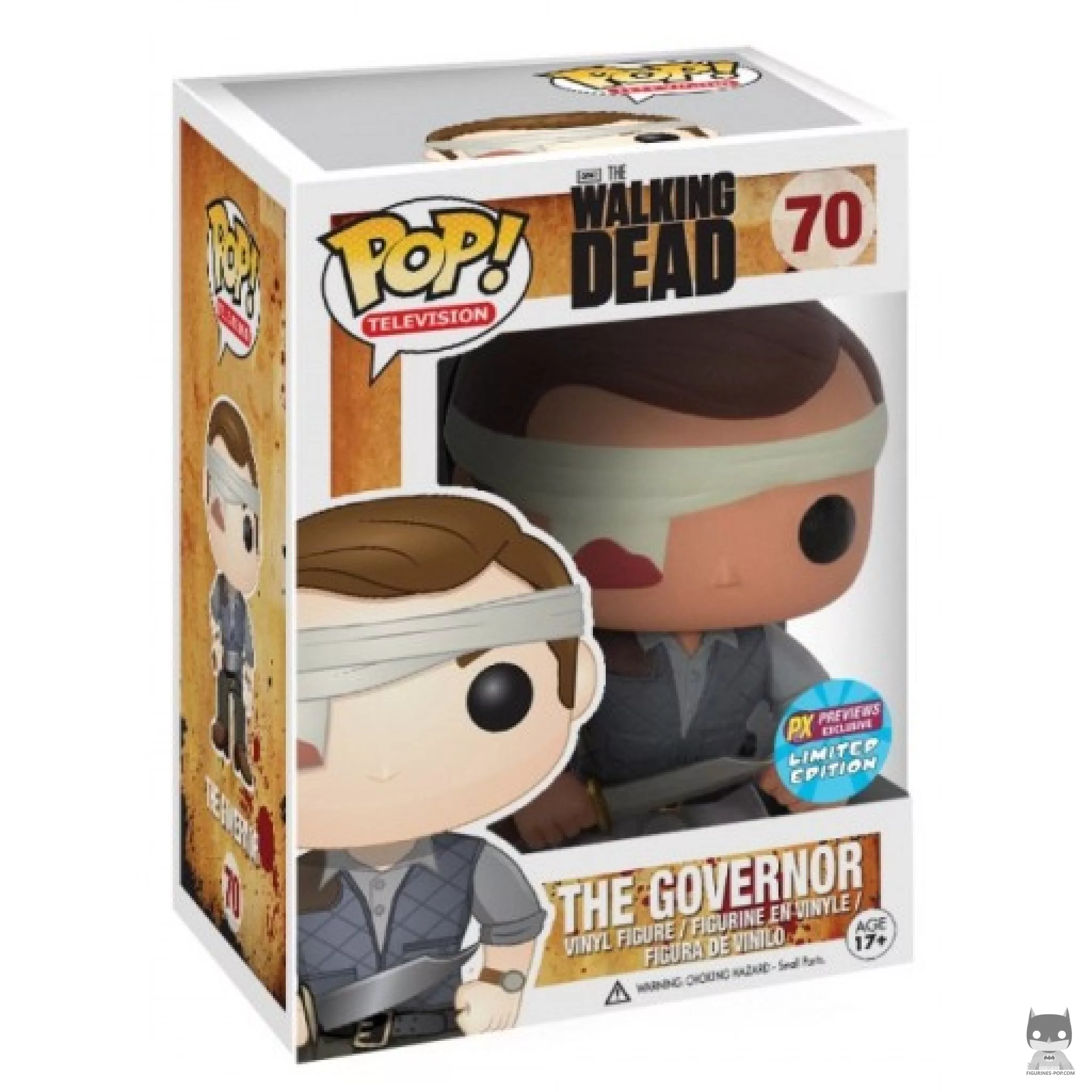 Figura Funko Pop! El Gobernador en su caja