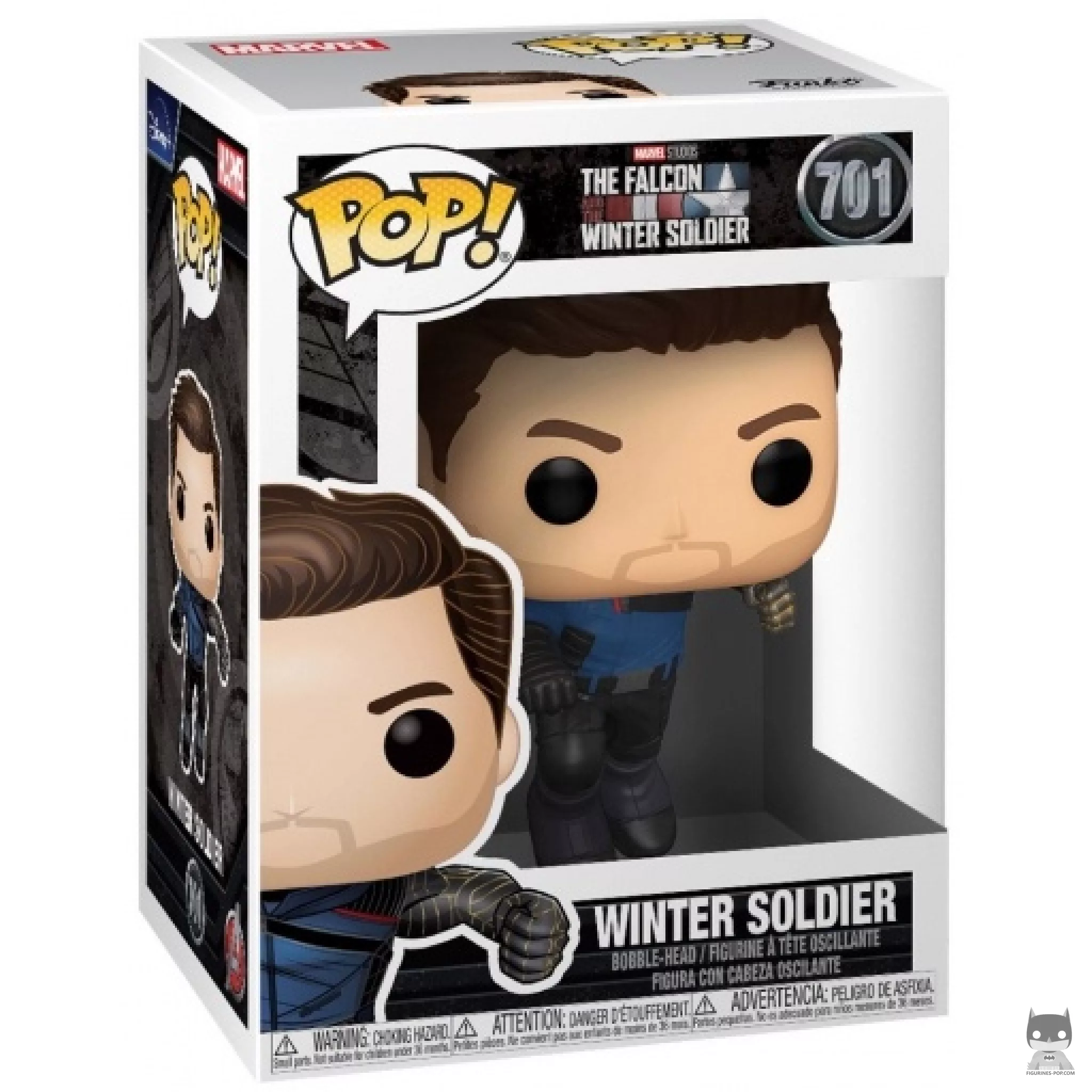 Figura Funko Pop! Soldado de Invierno en su caja