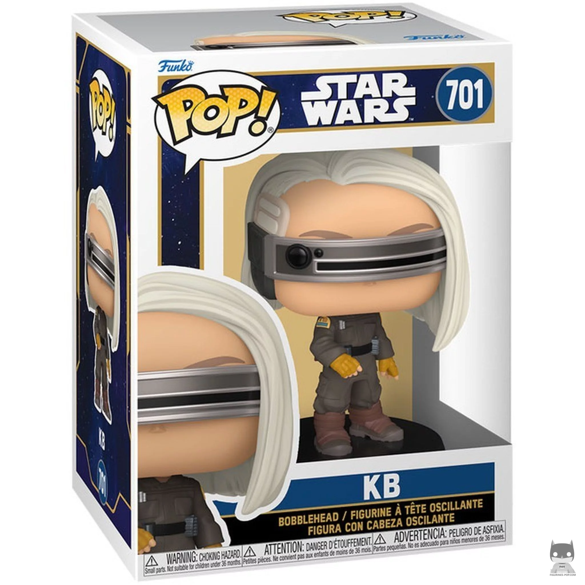 Figura Funko Pop! KB en su caja