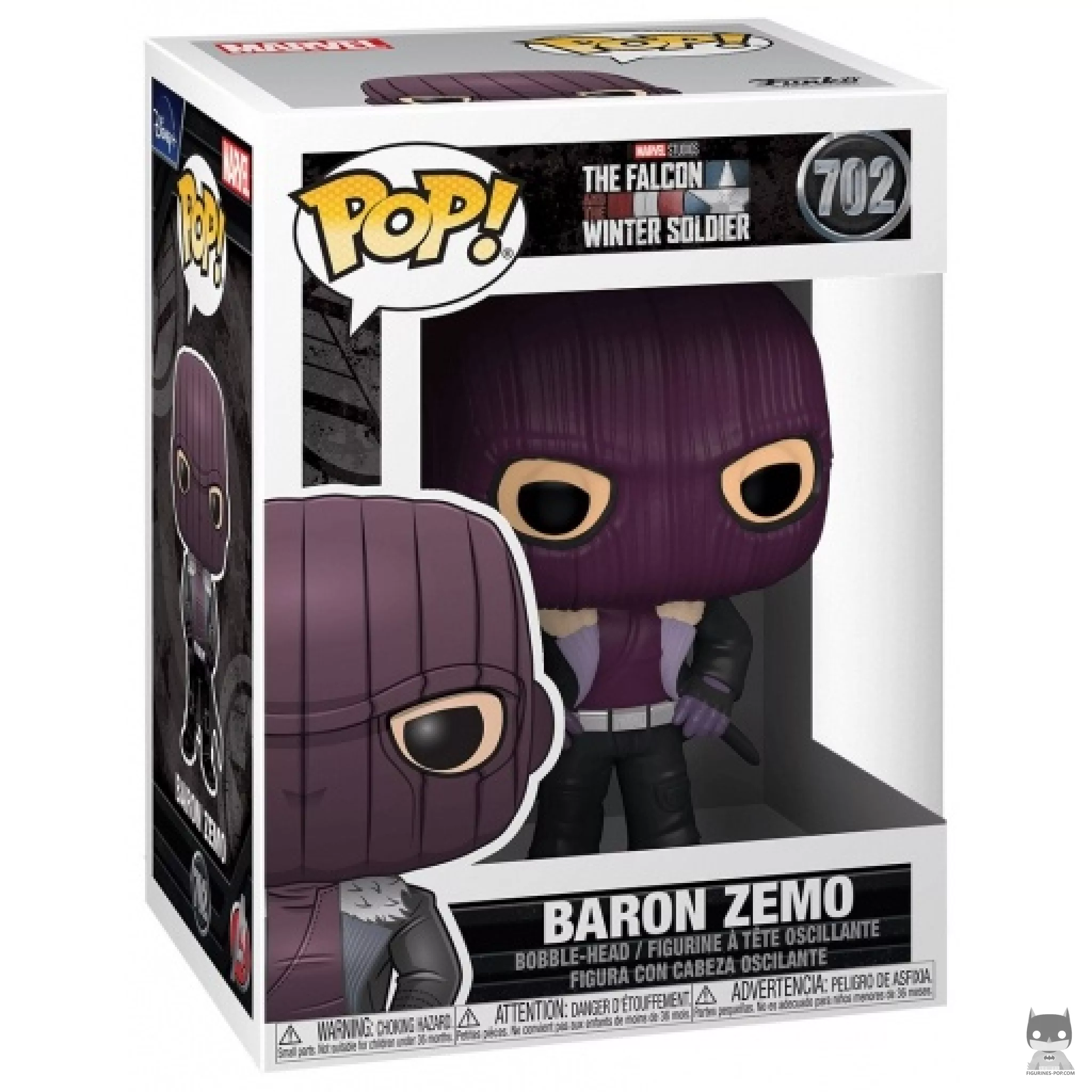 Figura Funko Pop! Barón Zemo en su caja