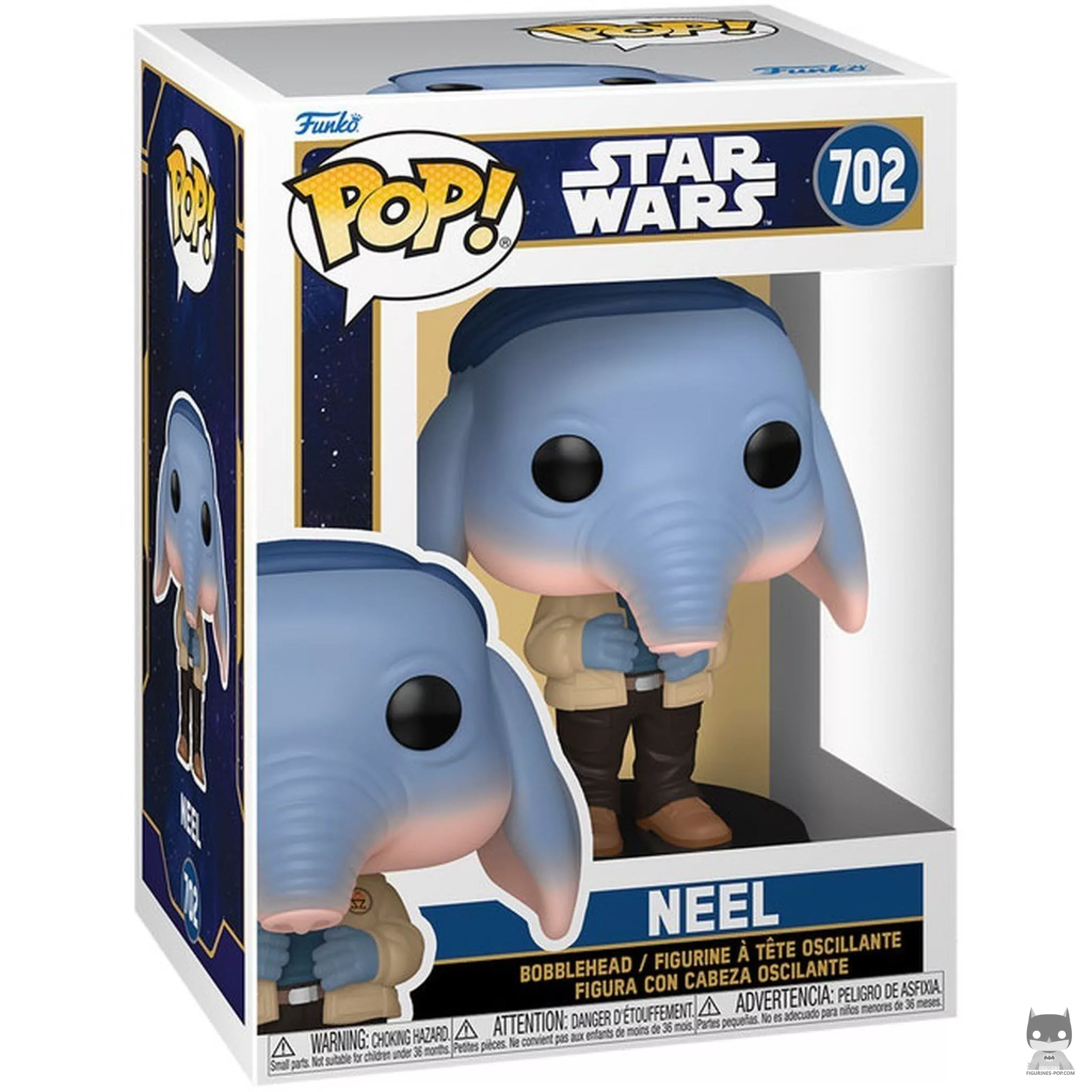 Figura Funko Pop! Neel en su caja