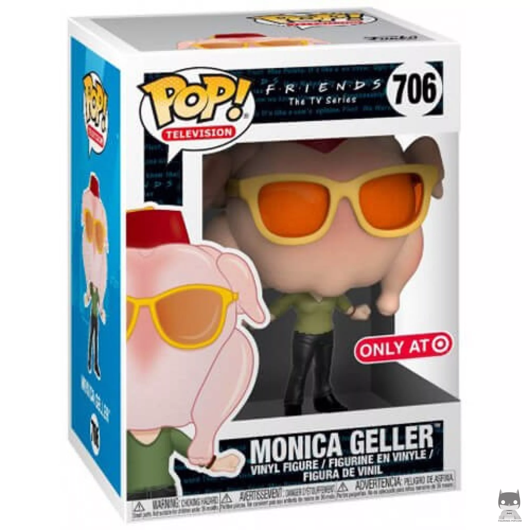 Figura Funko Pop! Monica Geller (Pavo) en su caja