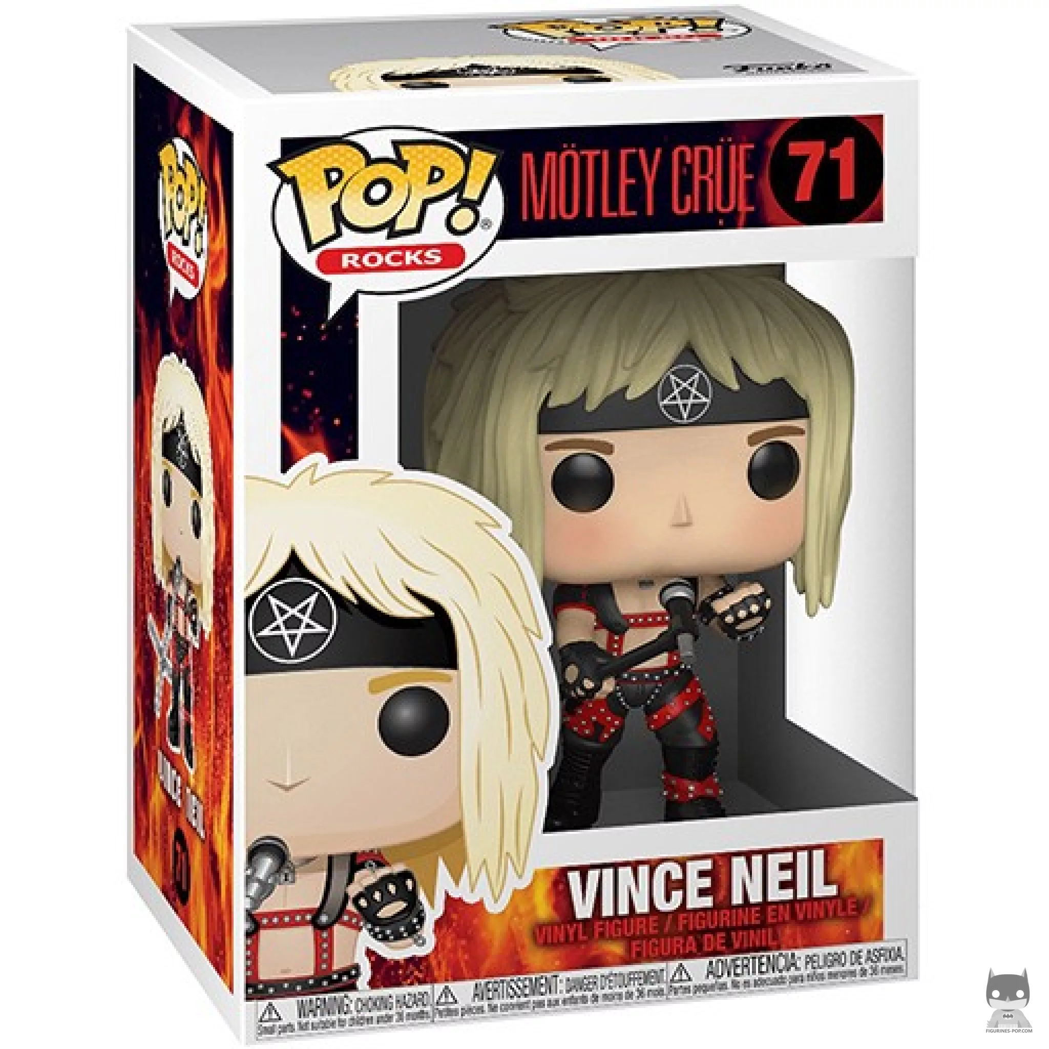 Figura Funko Pop! Vince Neil en su caja