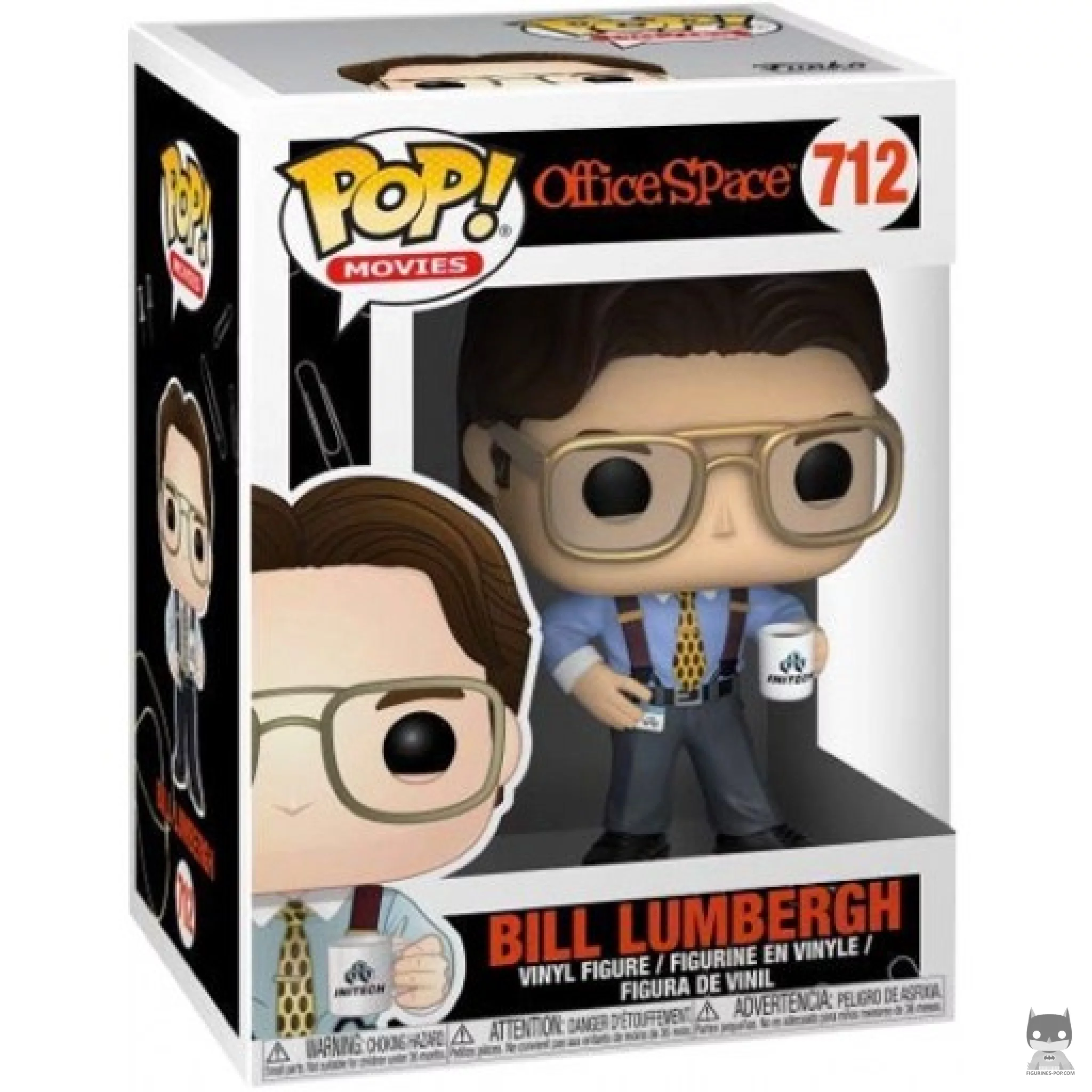Figura Funko Pop! Bill Lumbergh en su caja