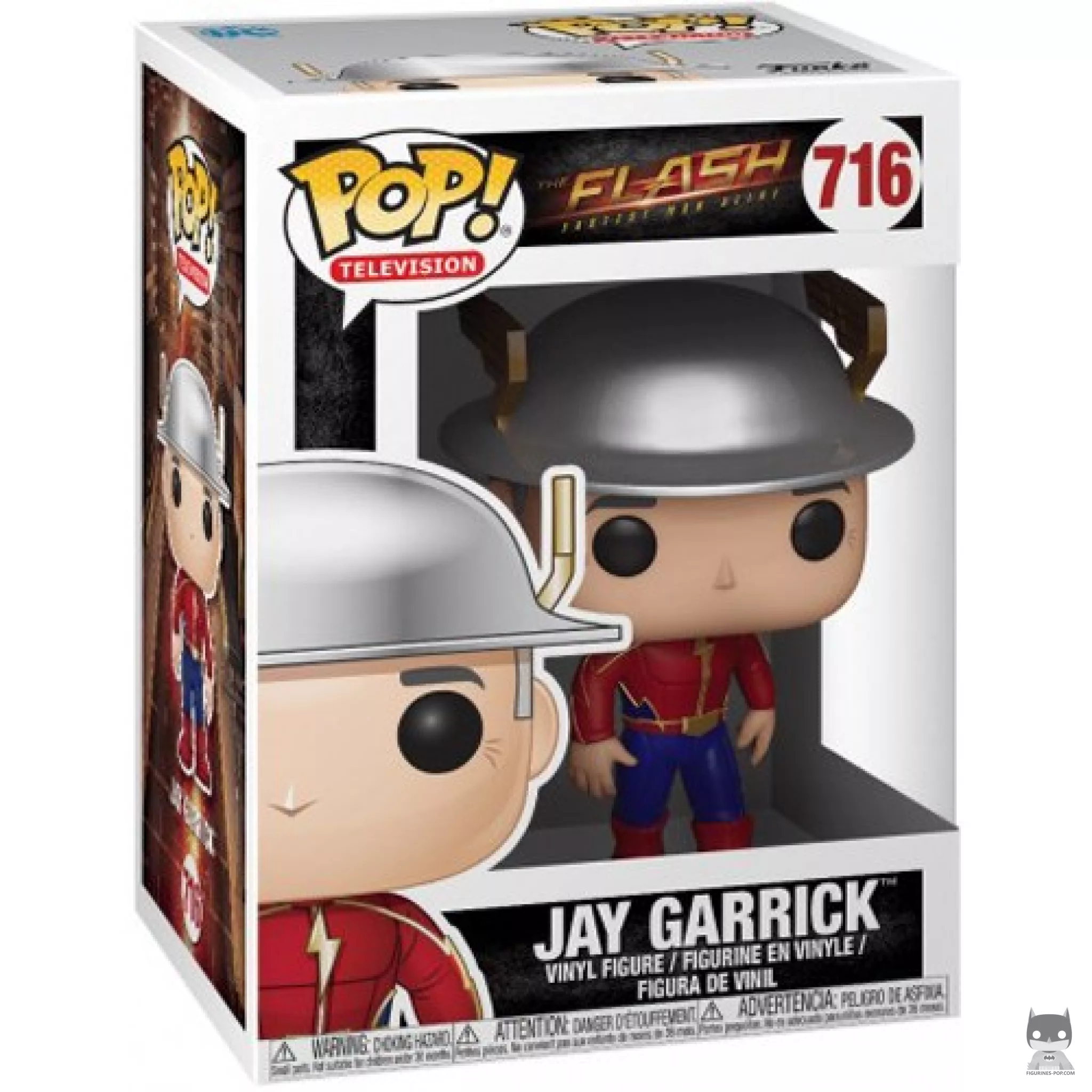 Figura Funko Pop! Jay Garrick en su caja