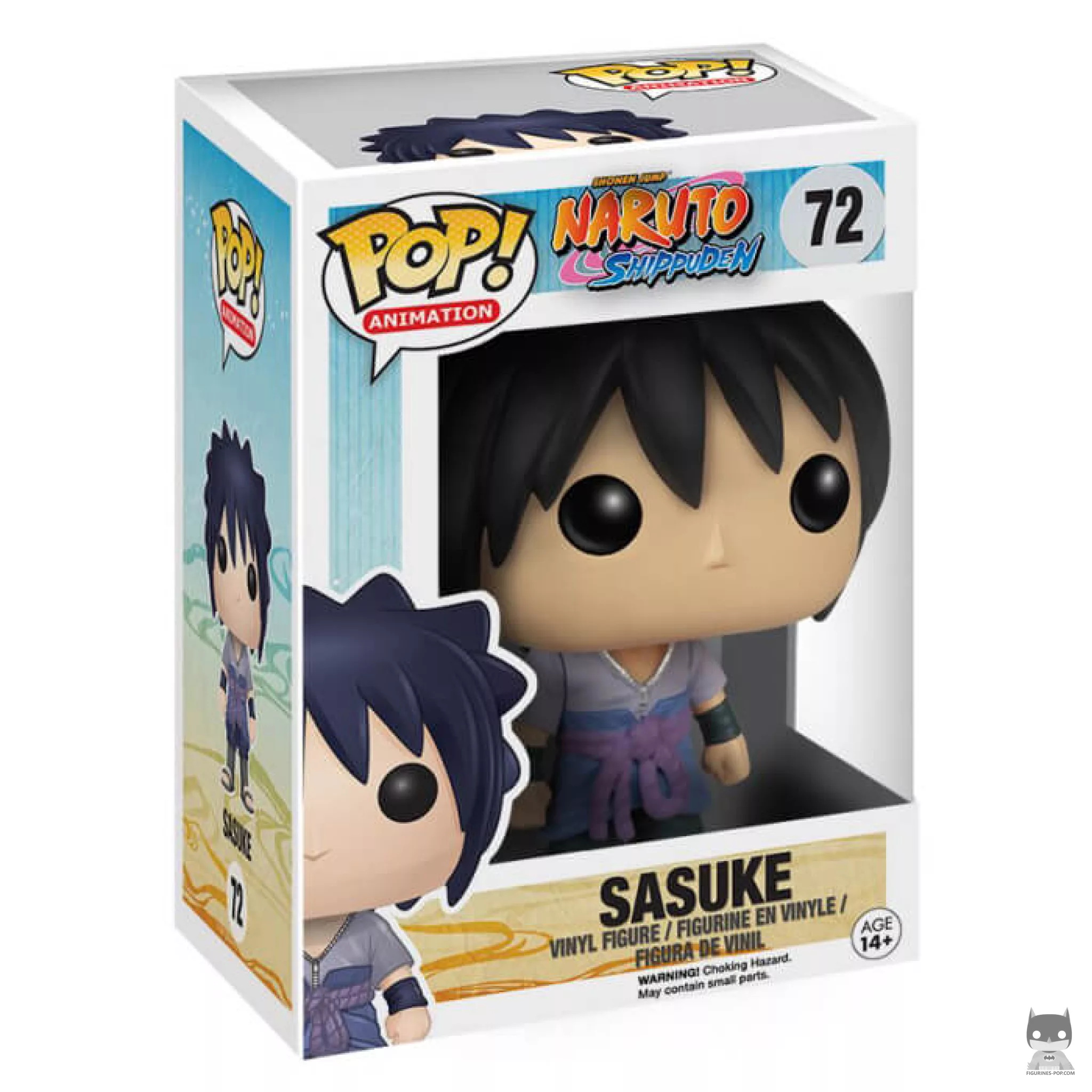 Figura Funko Pop! Sasuke Uchiha en su caja