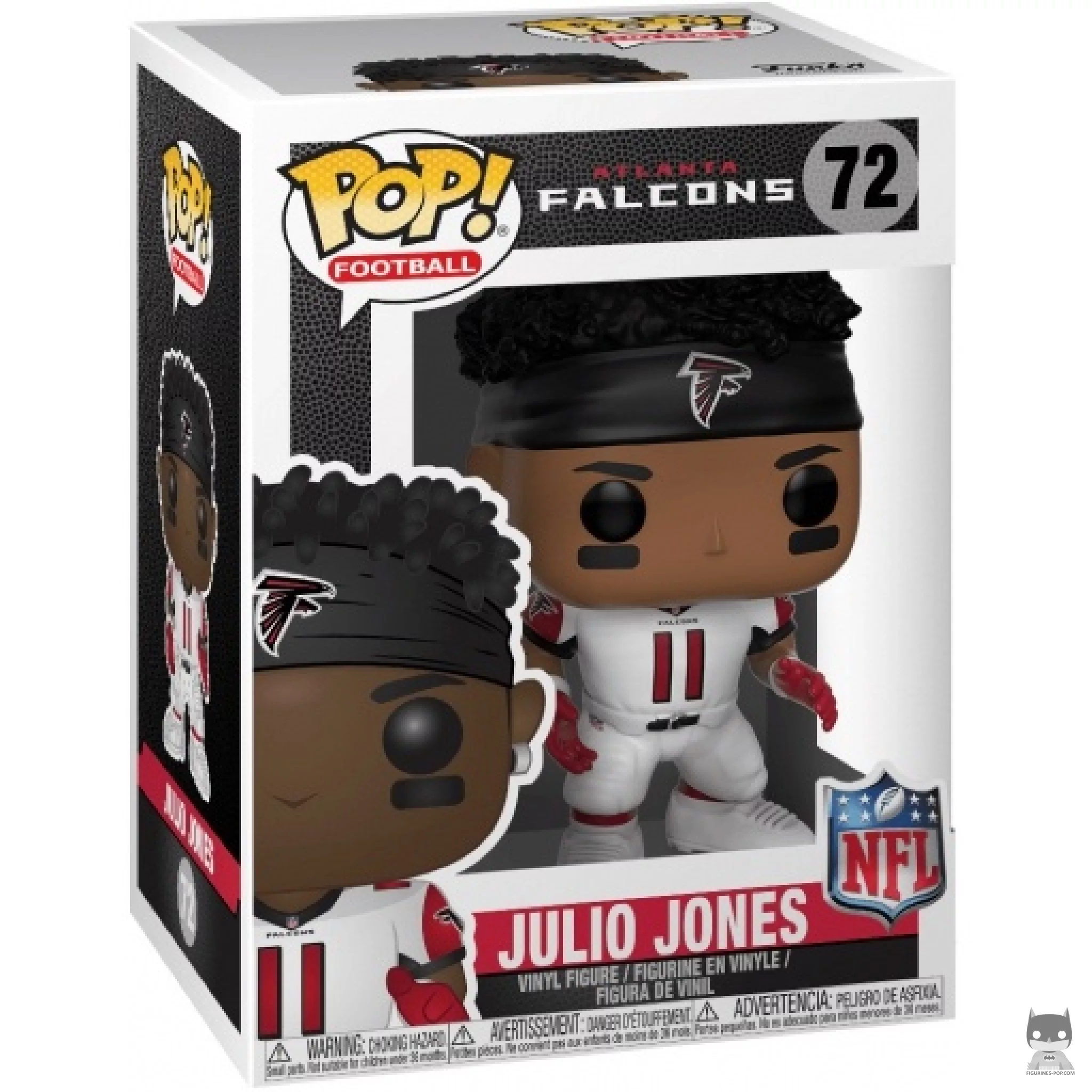 Figura Funko Pop! Julio Jones en su caja