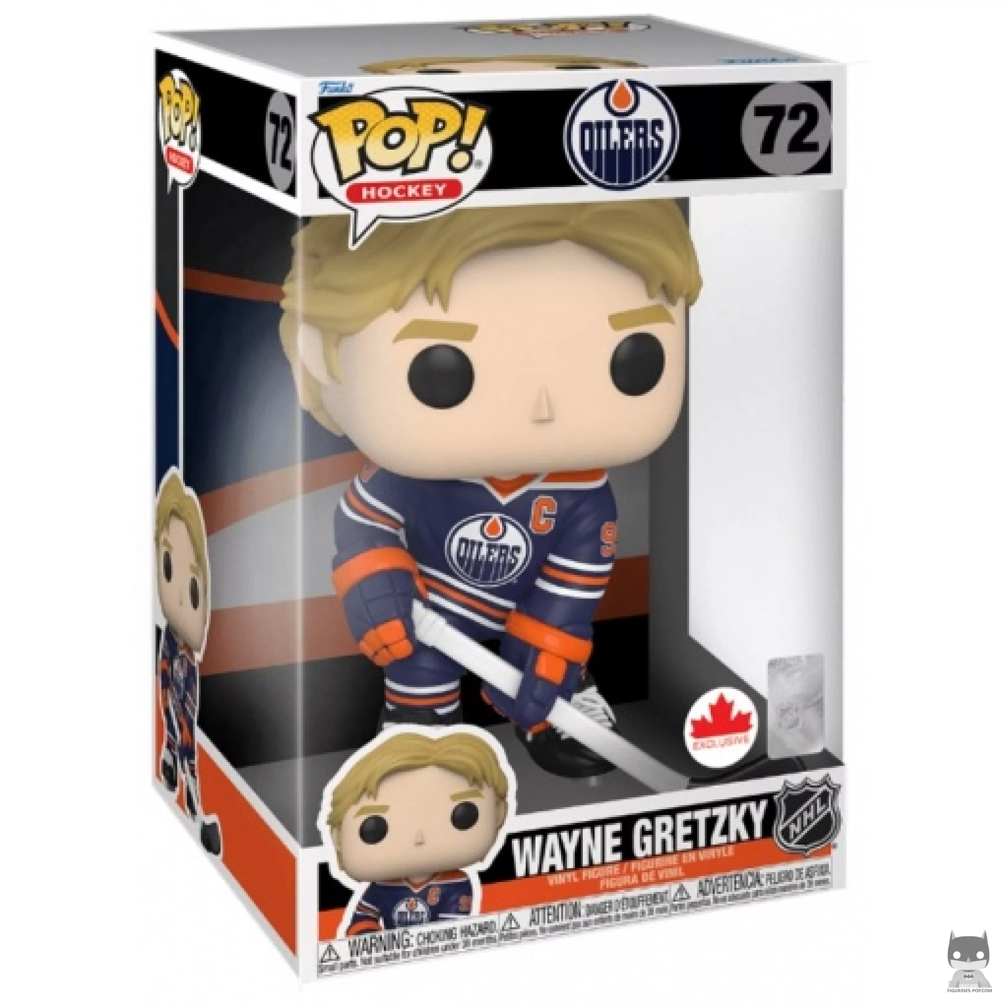 Figura Funko Pop! Wayne Gretzky (Supersized) en su caja