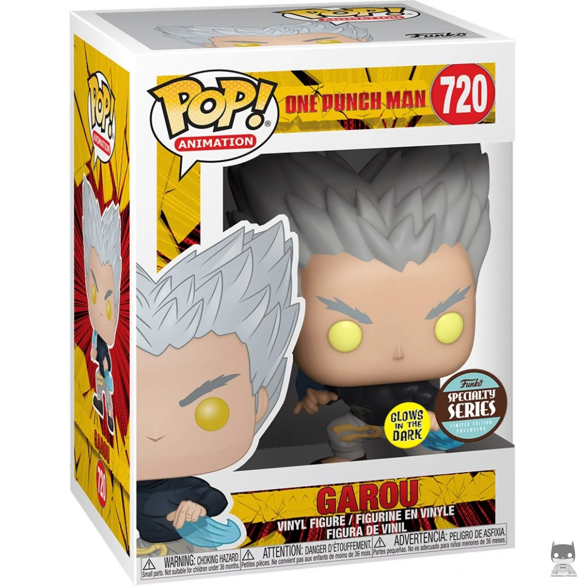 Figura Funko Pop! Garou (Brilla en la oscuridad) en su caja