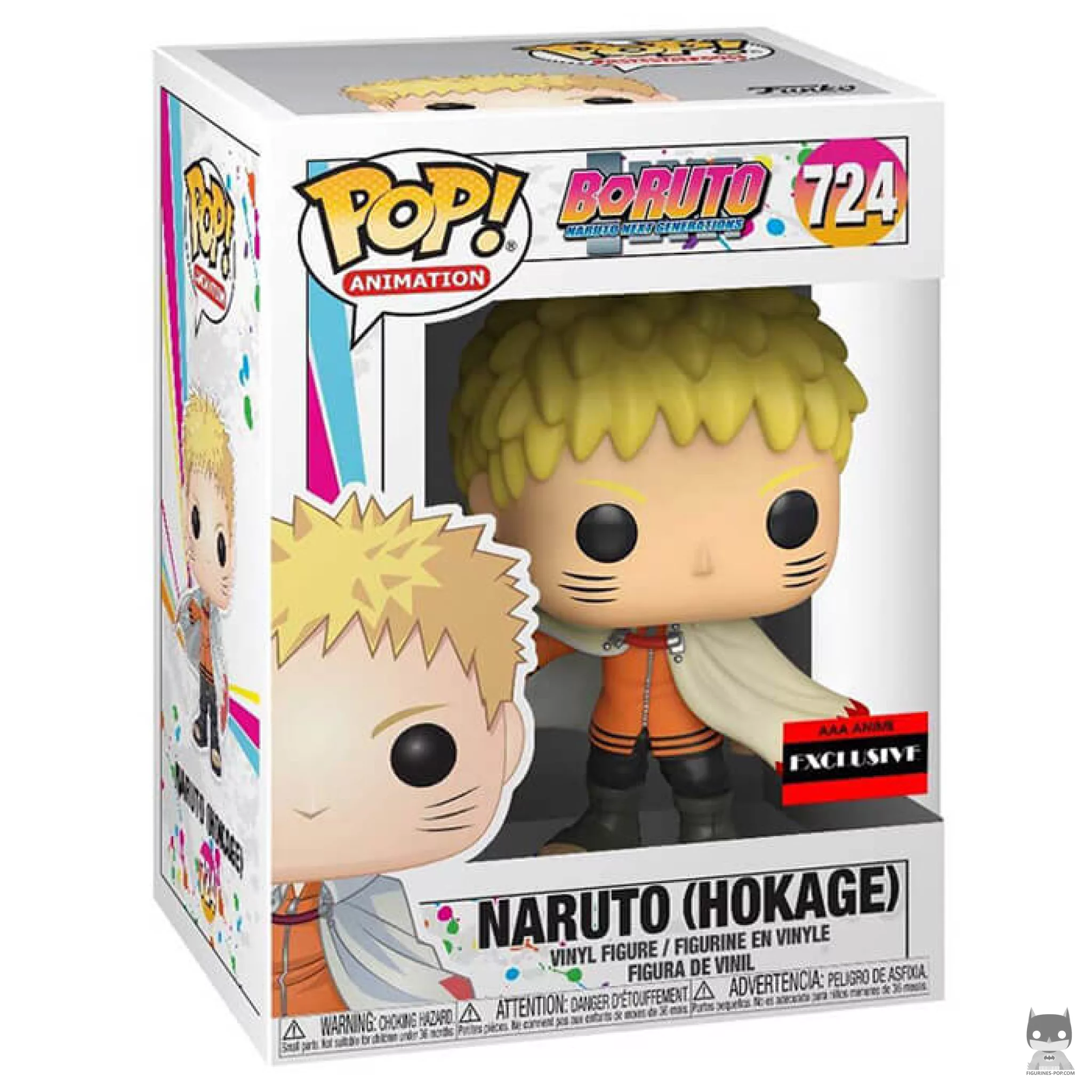 Figura Funko Pop! Naruto (Hokage) en su caja