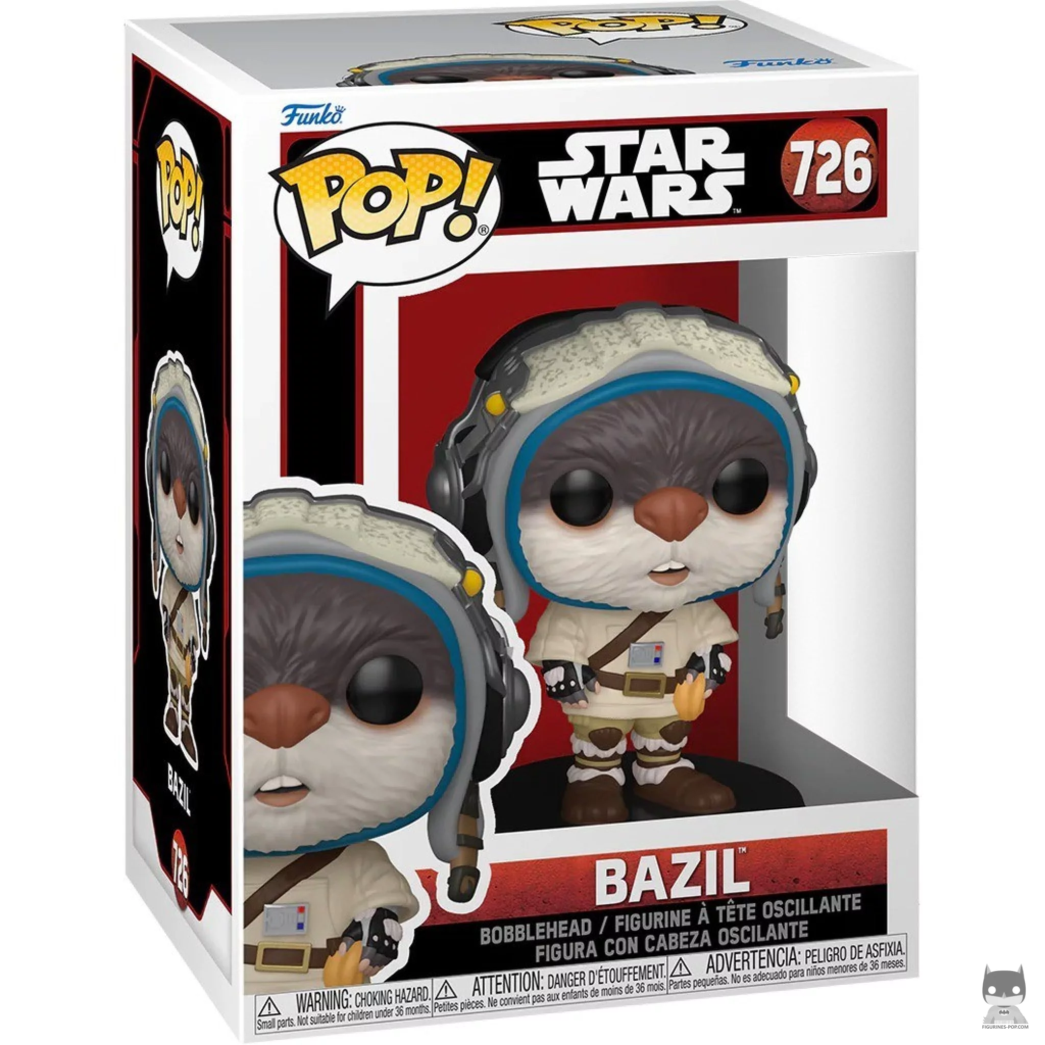 Figura Funko Pop! Bazil en su caja