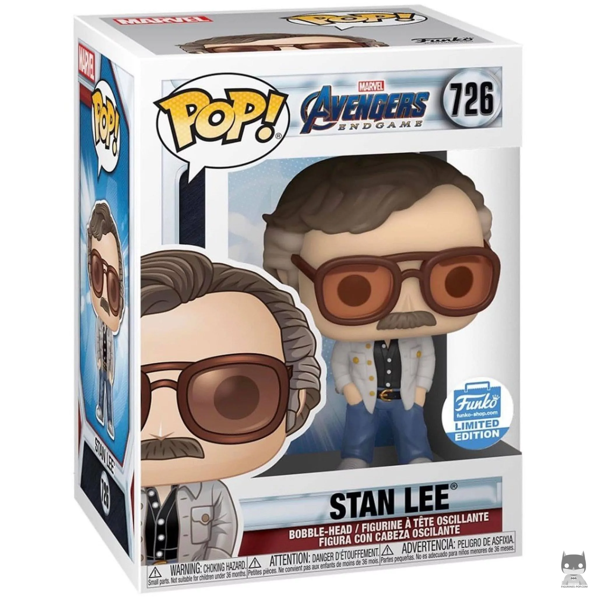Figura Funko Pop! Stan Lee en su caja