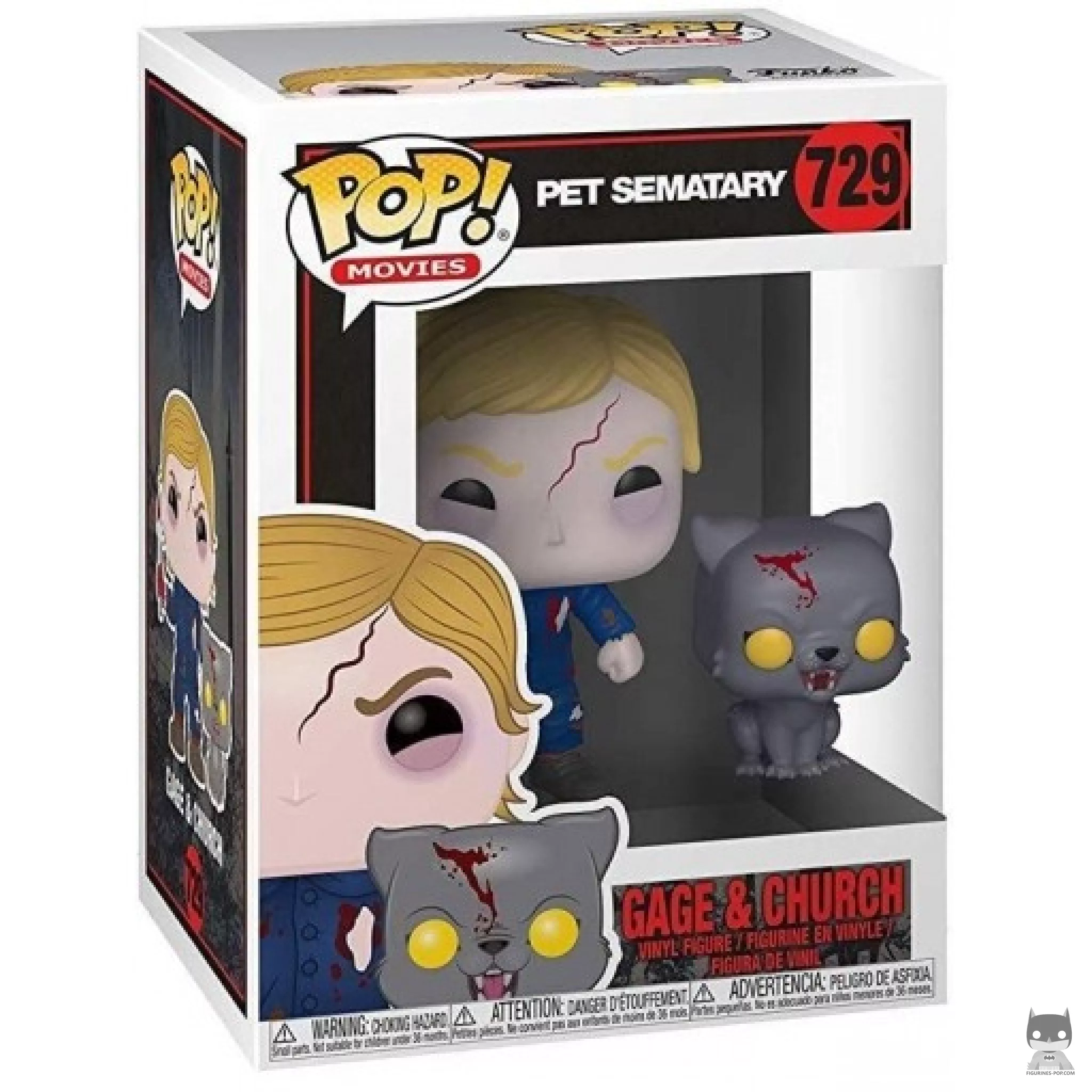 Figura Funko Pop! Gage & Church en su caja
