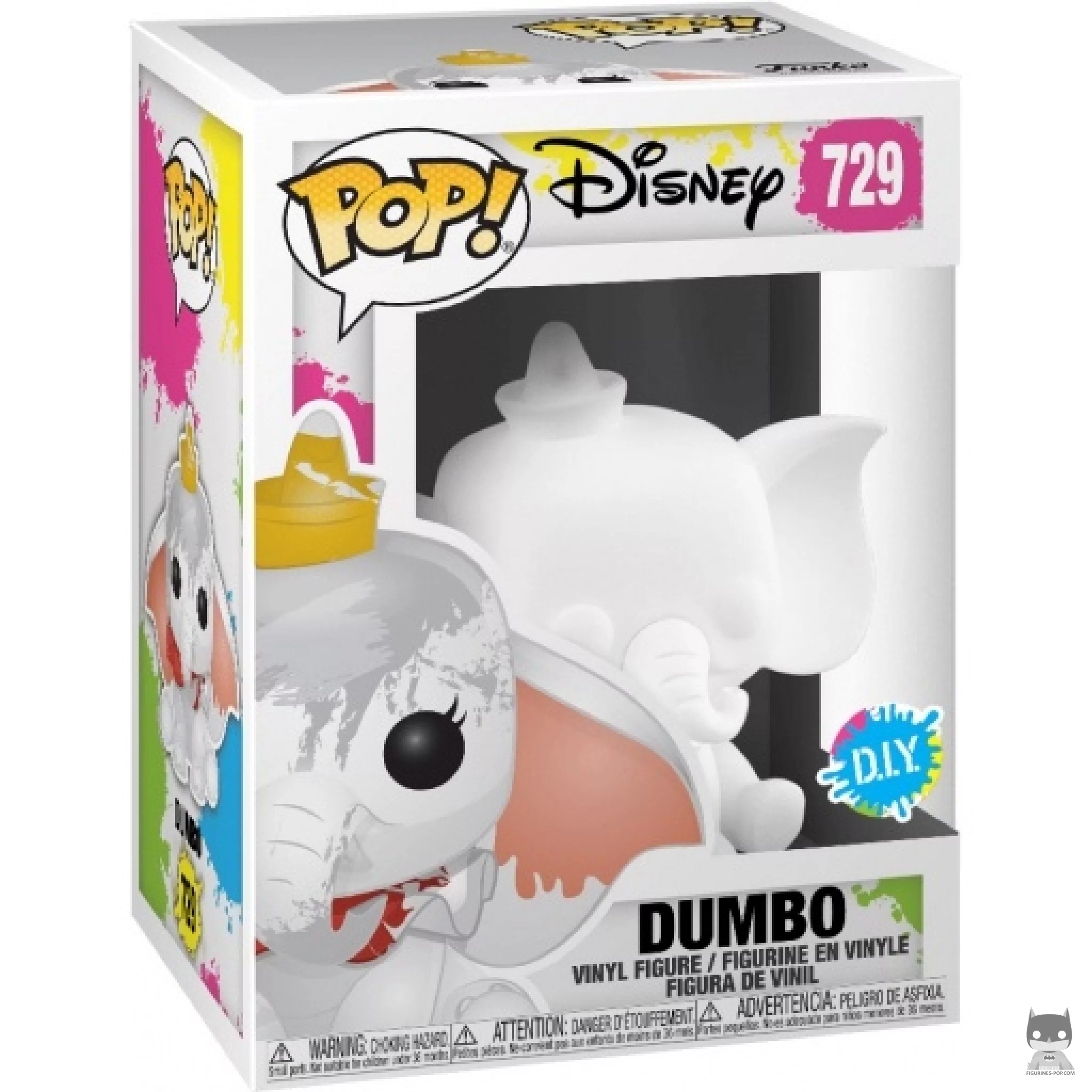 Figura Funko Pop! Dumbo (DIY) en su caja