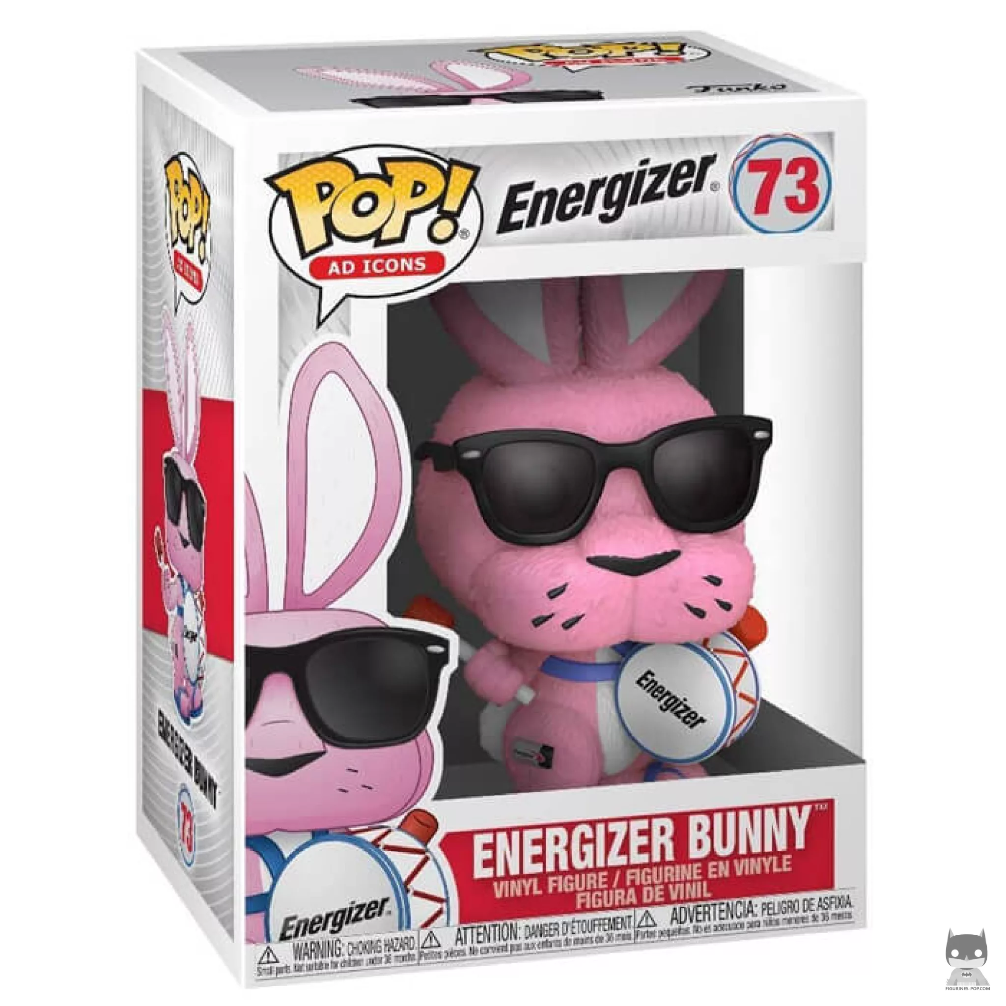 Figura Funko Pop! Conejito de Energizer en su caja