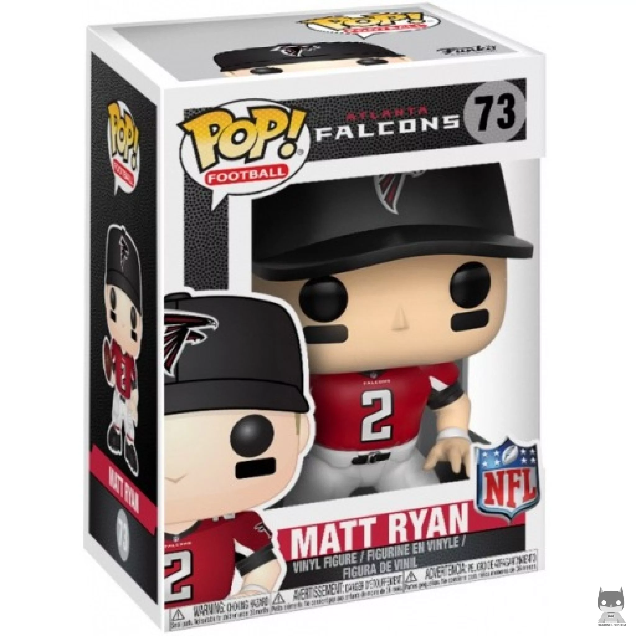 Figura Funko Pop! Matt Ryan (Falcons local) en su caja