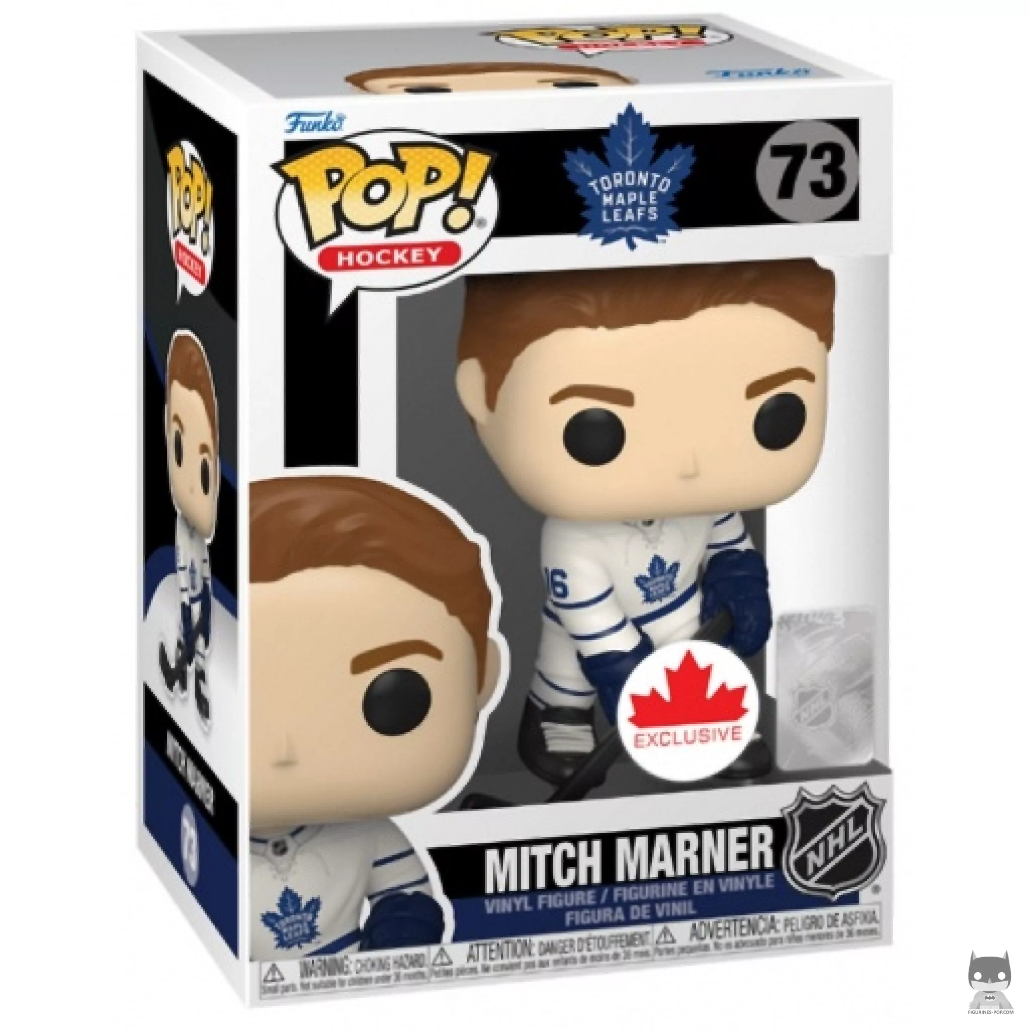 Figura Funko Pop! Mitchell Marner en su caja