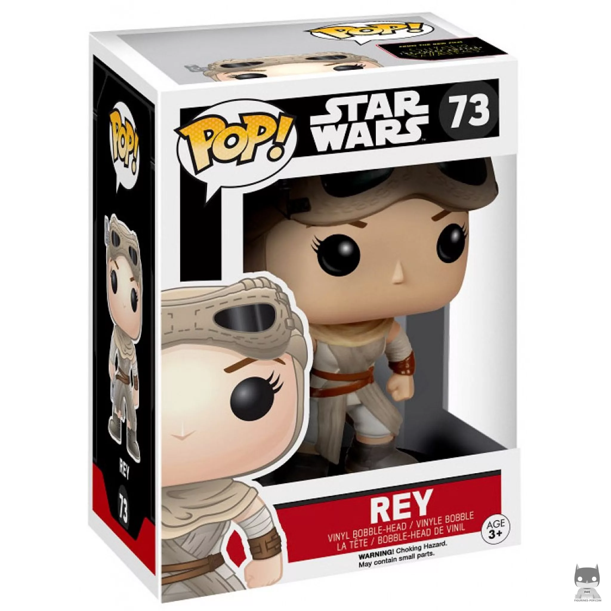 Figura Funko Pop! Rey con gafas en su caja