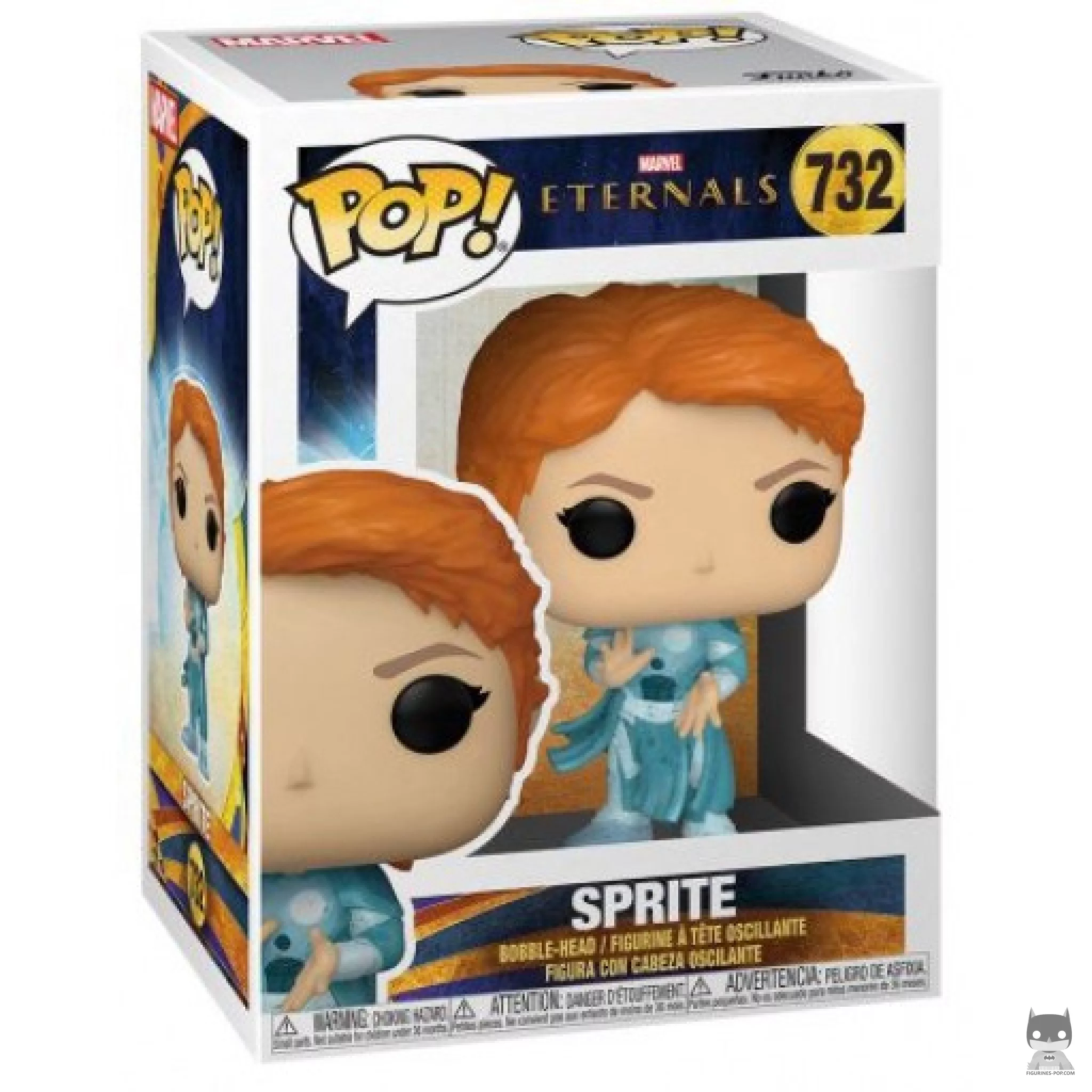 Figura Funko Pop! Sprite en su caja
