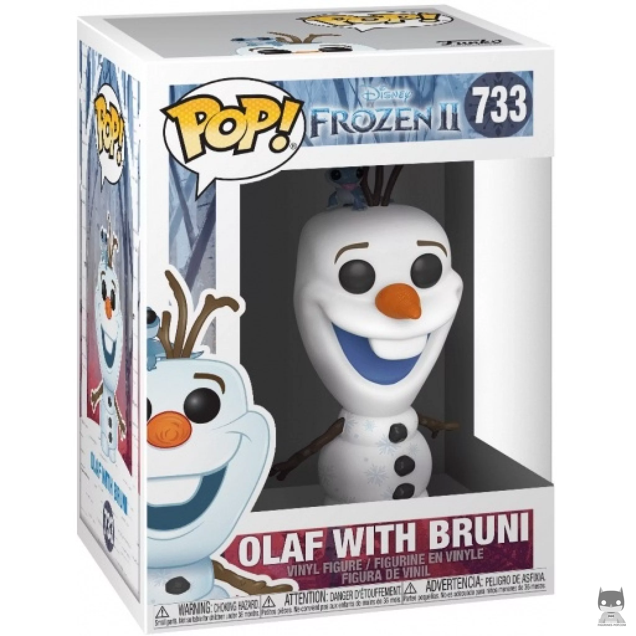 Figura Funko Pop! Olaf con Bruni en su caja