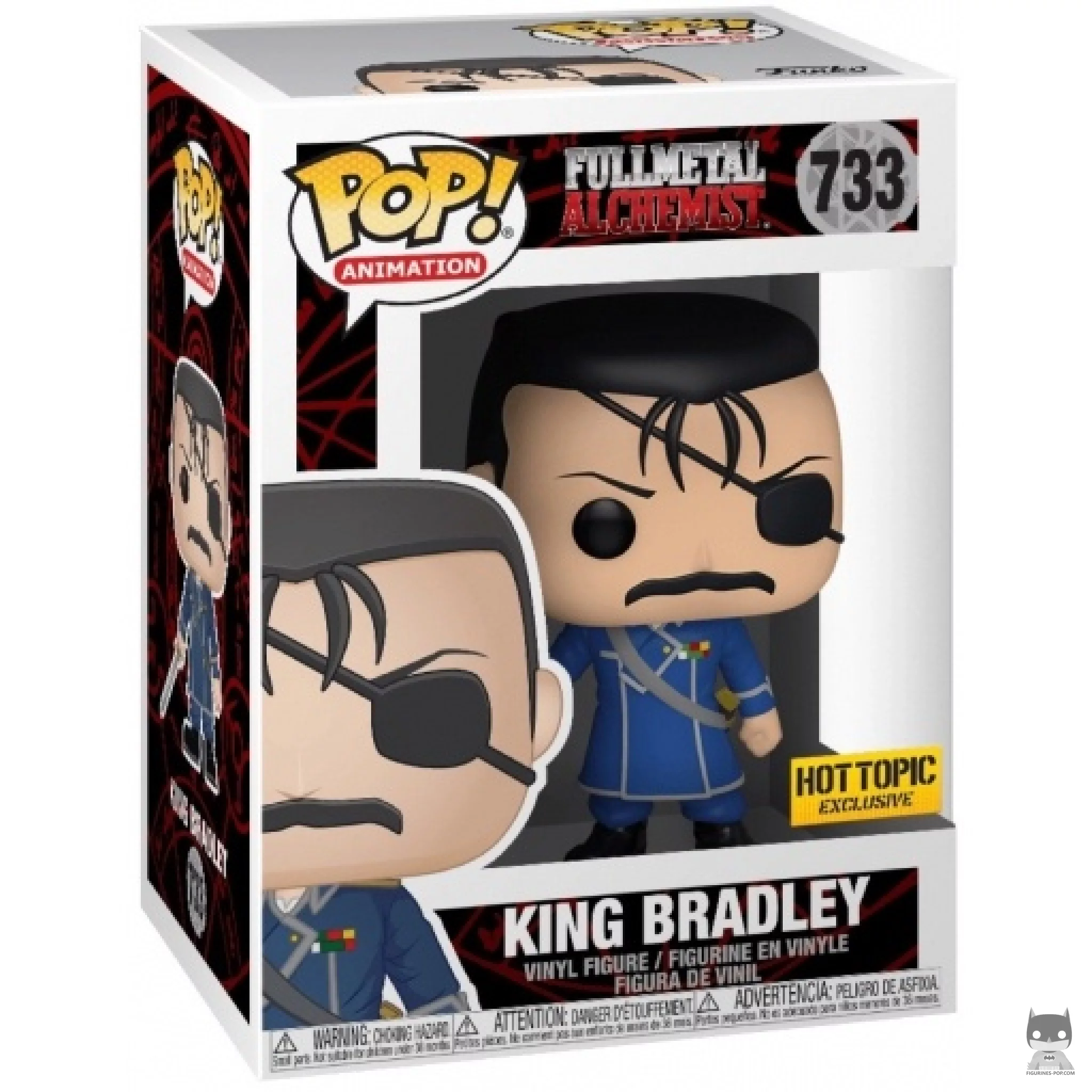 Figura Funko Pop! King Bradley en su caja
