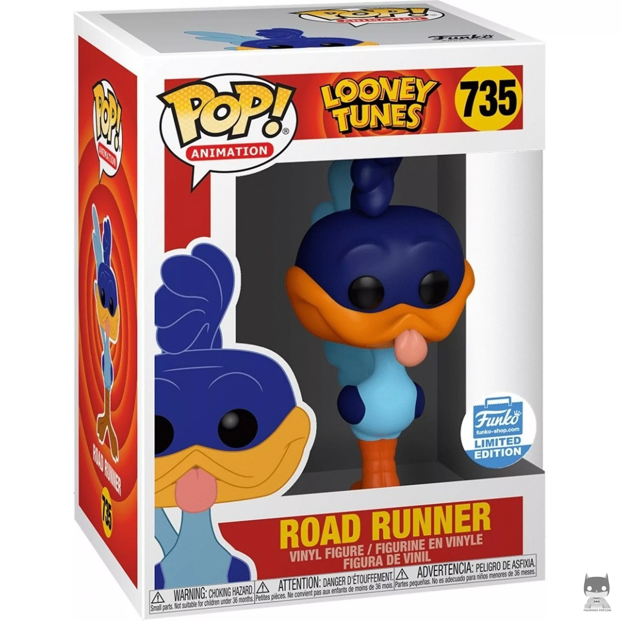 Figura Funko Pop! Correcaminos en su caja