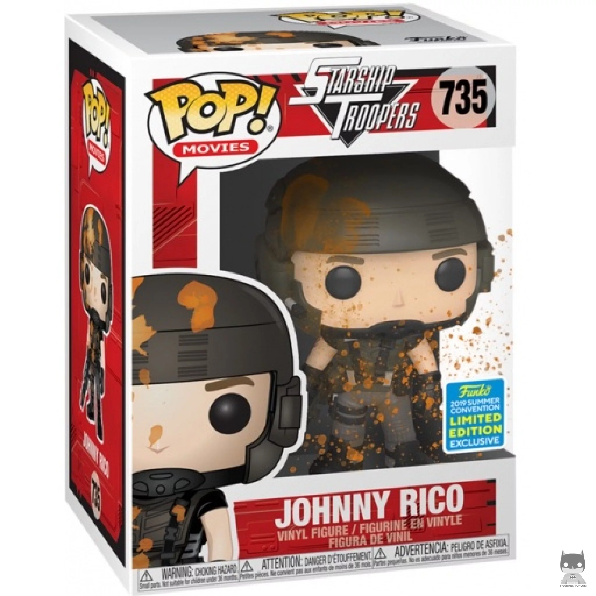 Figura Funko Pop! Johnny Rico en su caja
