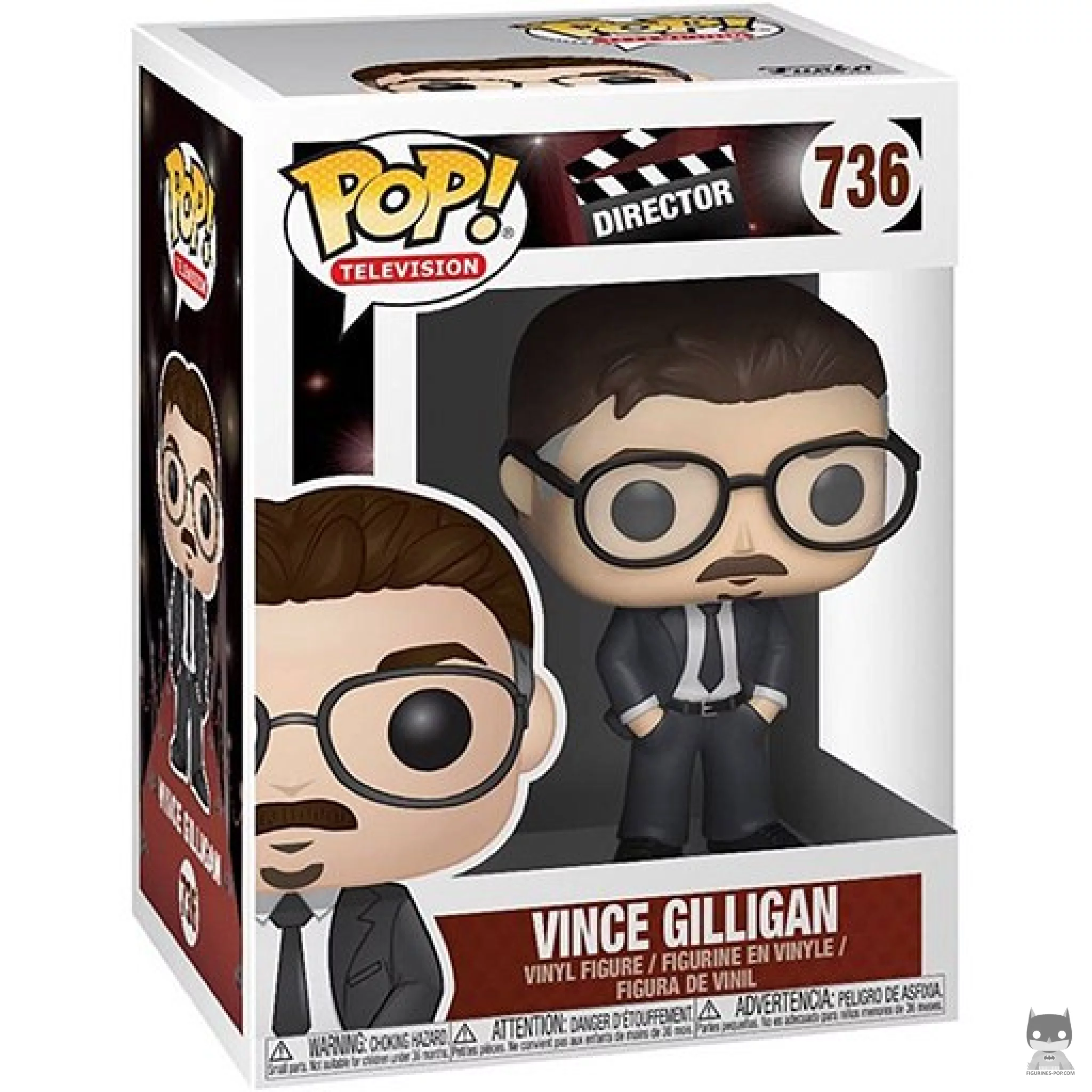 Figura Funko Pop! Vince Gilligan en su caja