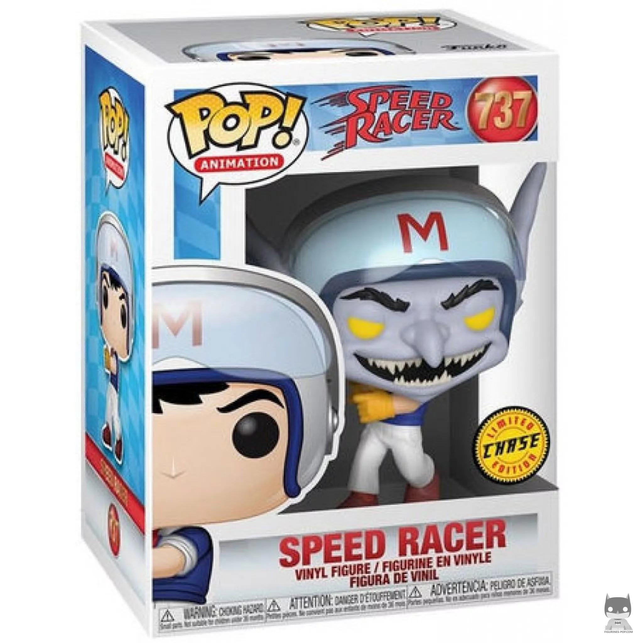 Figura Funko Pop! Speed Racer (Chase) en su caja