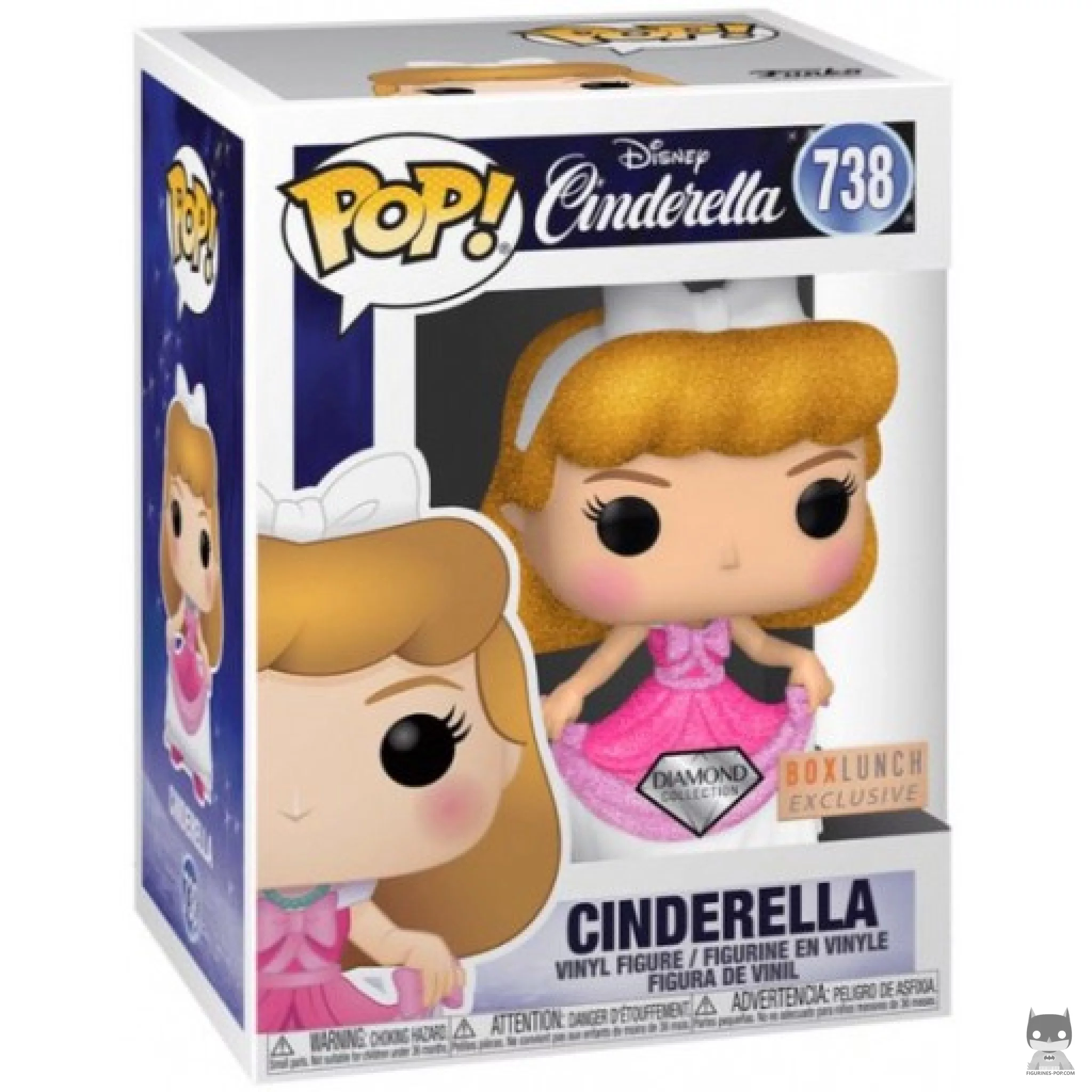Figura Funko Pop! Cenicienta (Purpurina de diamante) en su caja