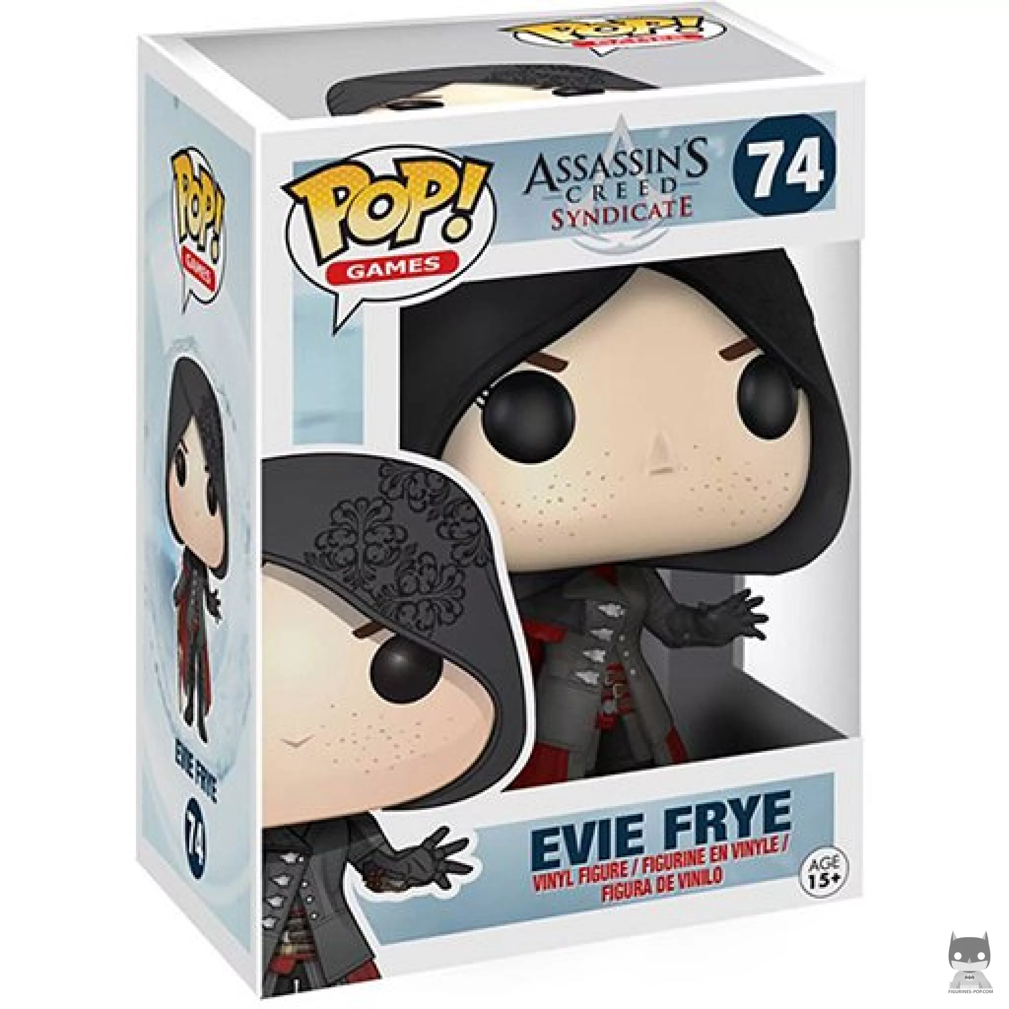 Figura Funko Pop! Evie Frye en su caja