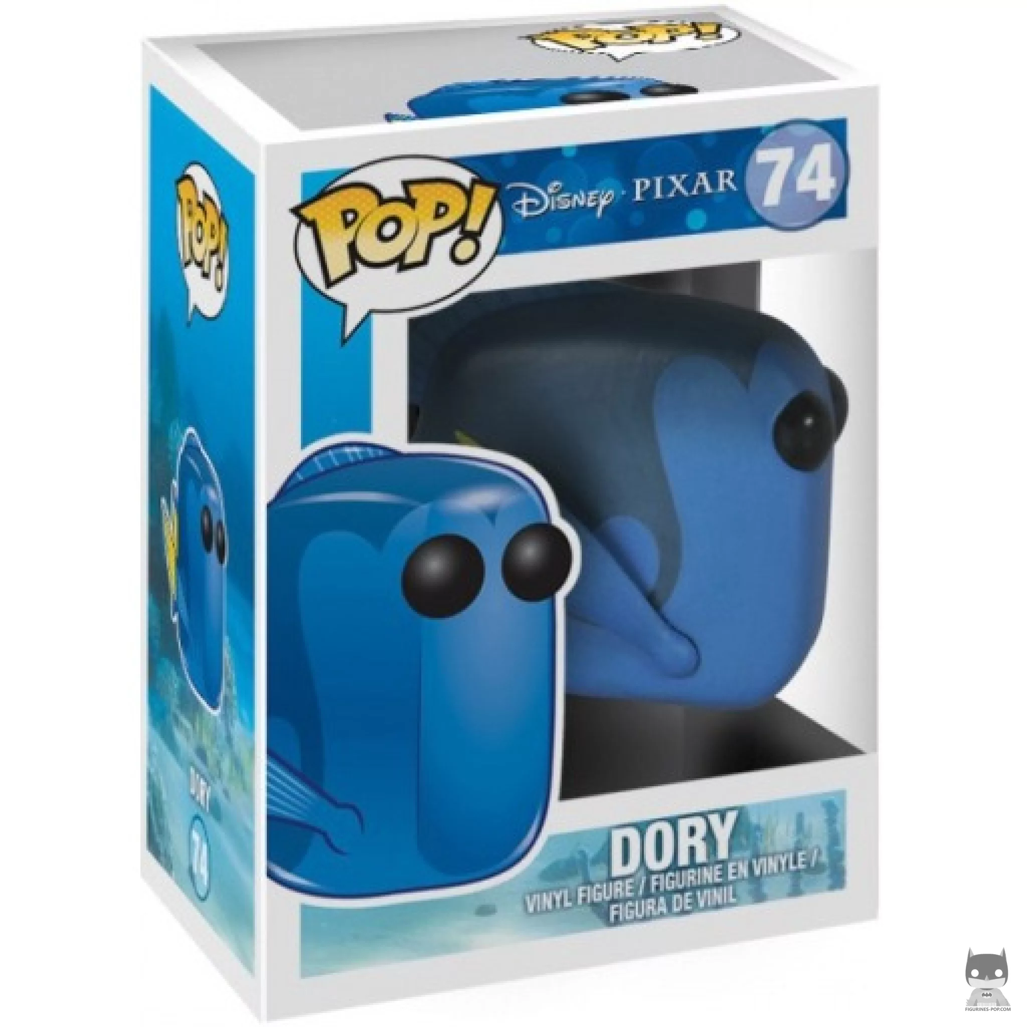 Figura Funko Pop! Dory en su caja